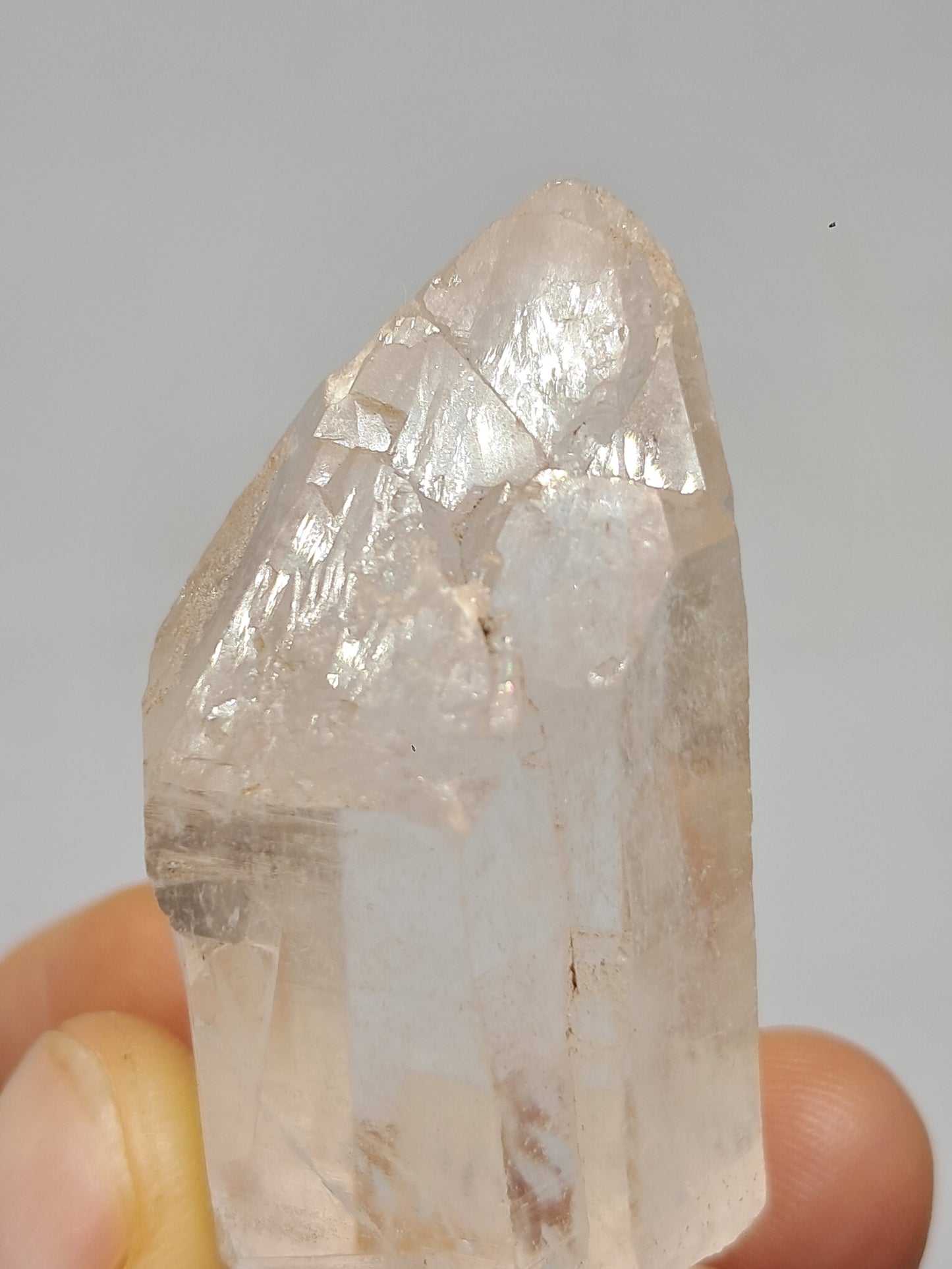 Himalayan Quartz Self-healed Crystal (Himachal Pradesh) | Mineral Specimen #CH39