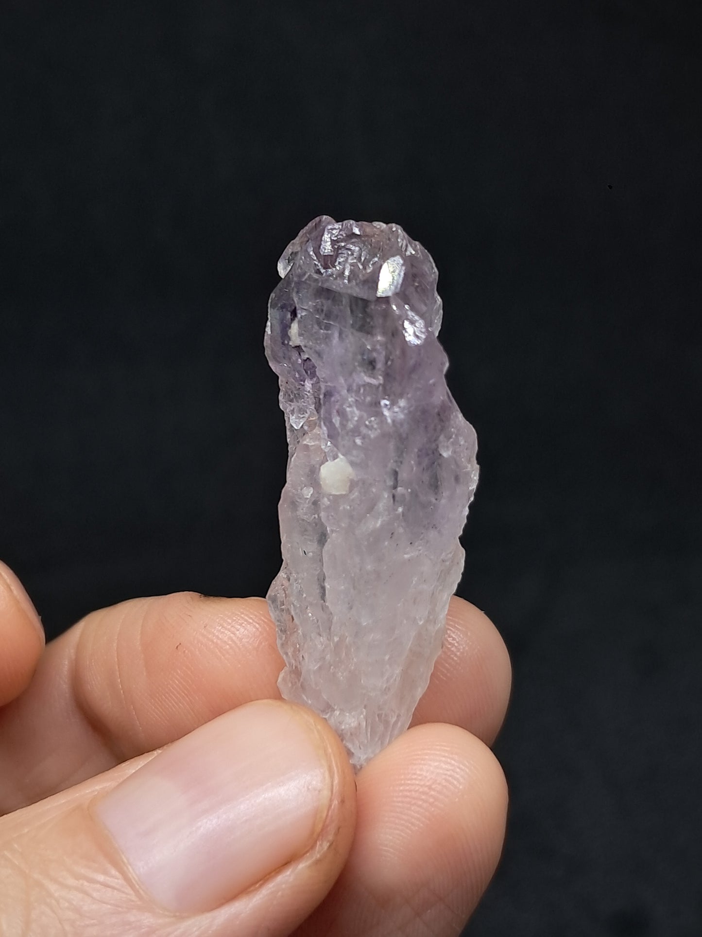 Amatista Elestial (Karur) | Cristal en bruto | Piedra Natural | Espécimen mineral #KA134