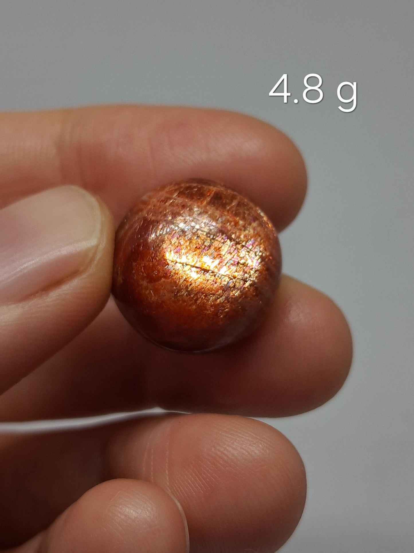 High Grade Sunstone Cabochons (Tamil Nadu) Polished Stones | Natural Crystal #PQ15