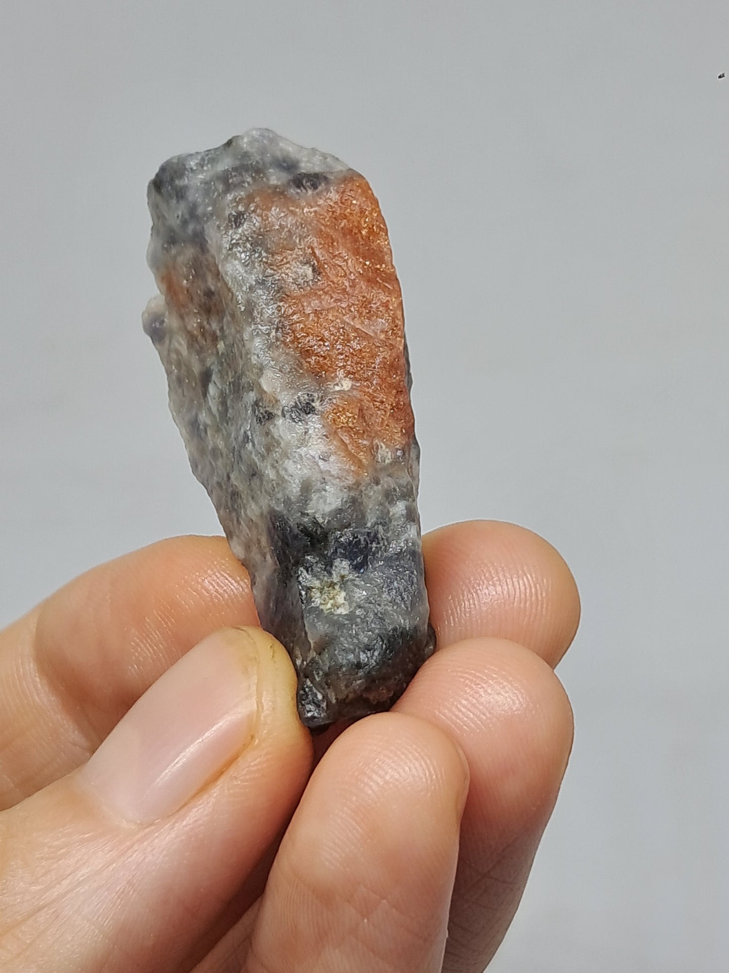 Sunstone w/ Iolite (Tamil Nadu) Rough Stone | Natural Crystal | Mineral Specimen #SI10