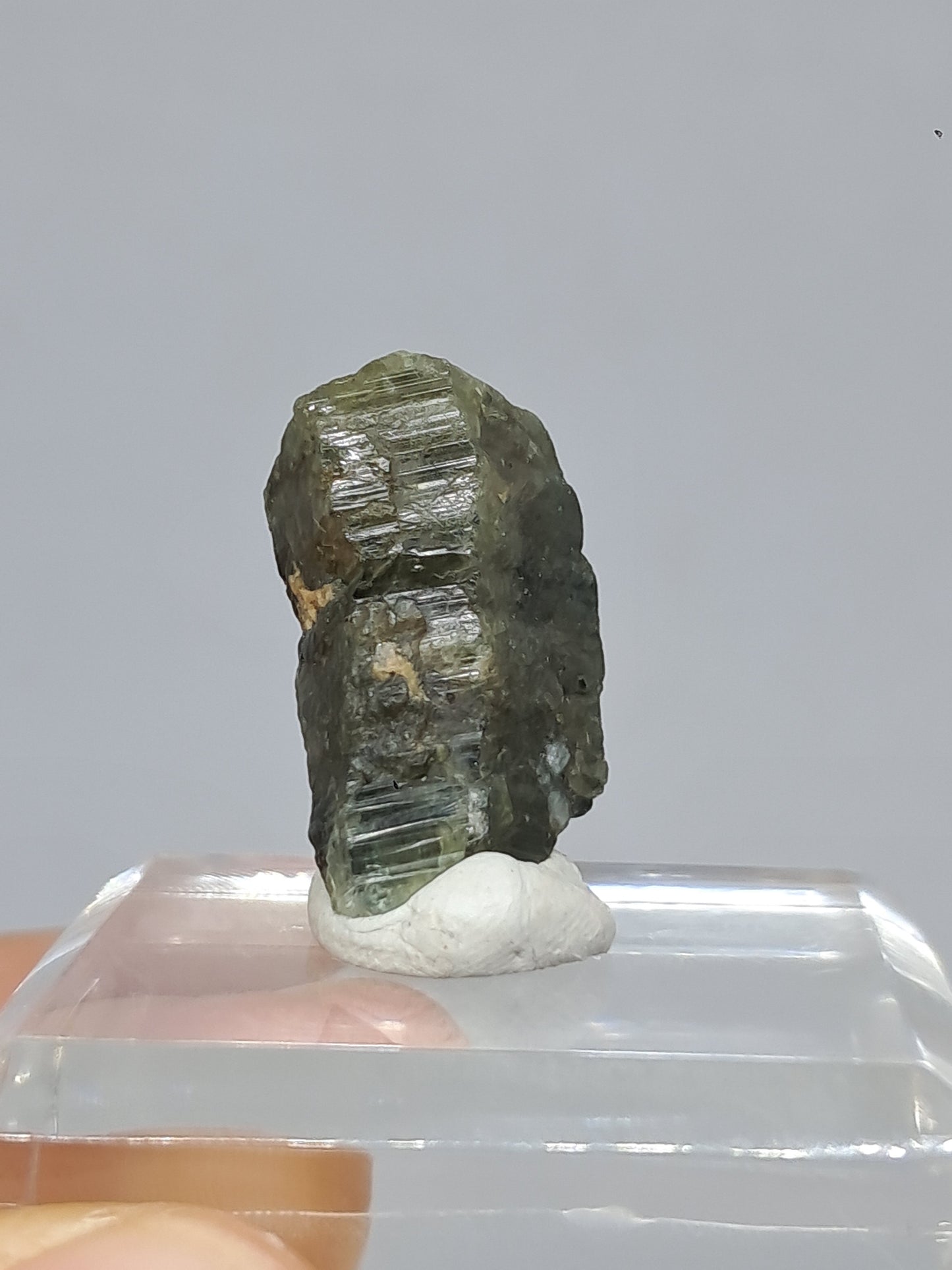 Natural Greenish-Blue *Teal* Sapphire Crystal (Karur) Rough Stone | Mineral Specimen #SP21