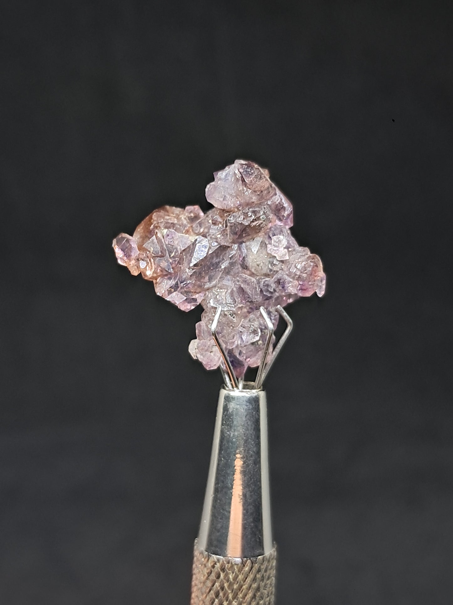 Set of 3 Amethyst from Karur w/ "Super Seven" Inclusions | Natural Crystals | Mineral Specimen #KA167