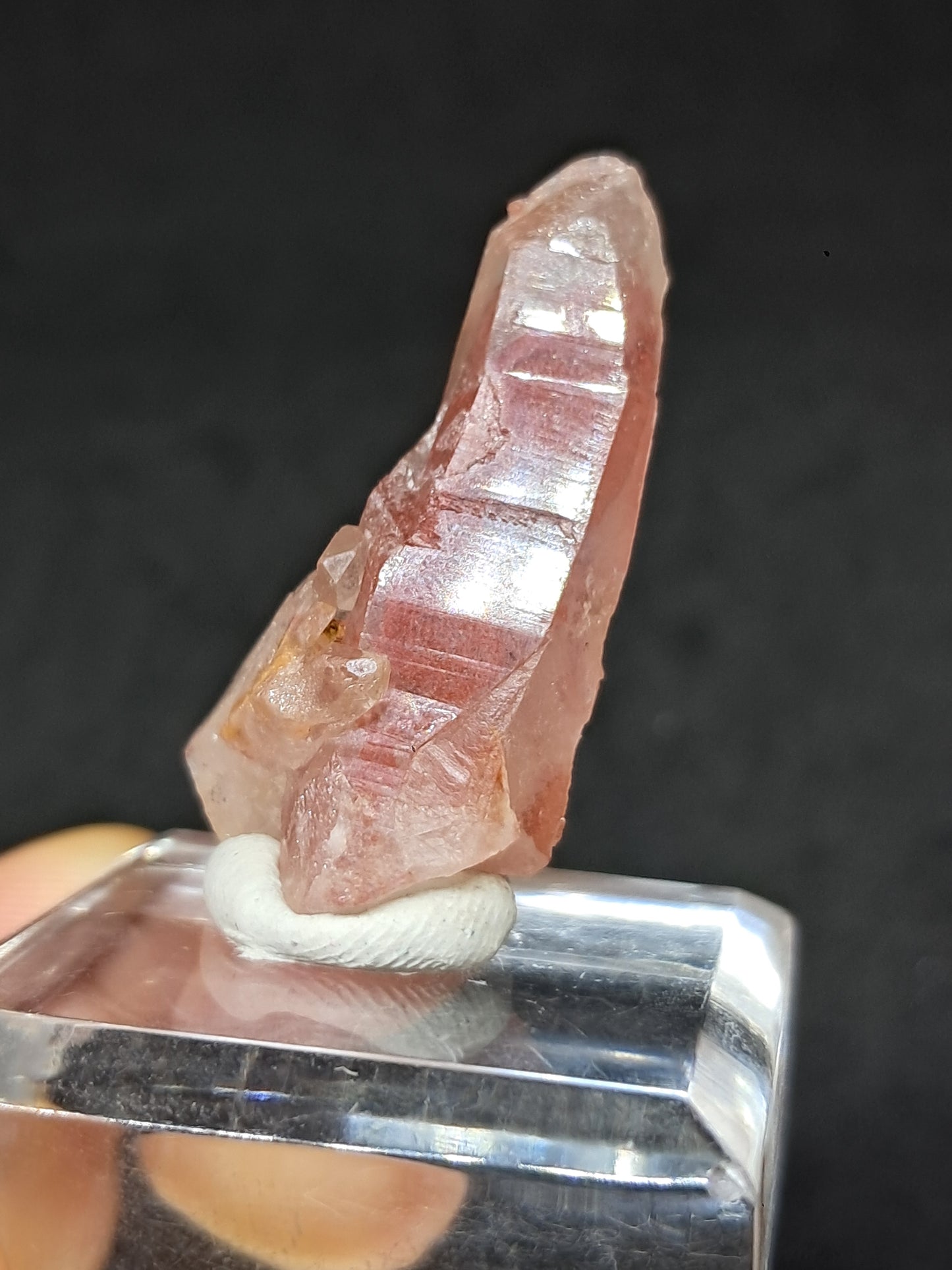 Hematite Phantom Quartz (Telangana) | Natural Crystal | Mineral Specimen #HPQ61