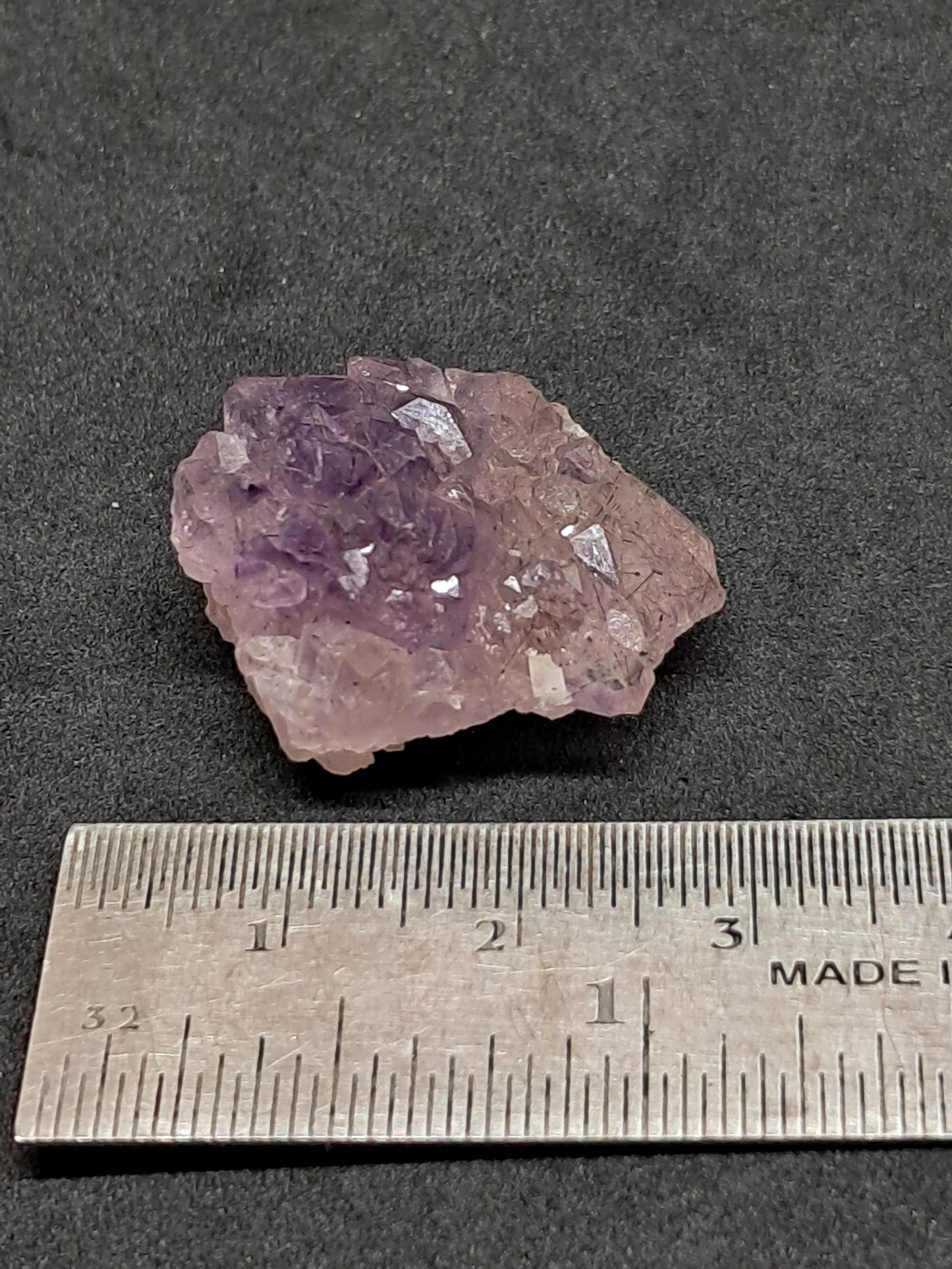 Cúmulo de cetro de amatista Super Seven (Karur) | Cristal en bruto | Piedra natural | Ejemplar mineral n.° KA130