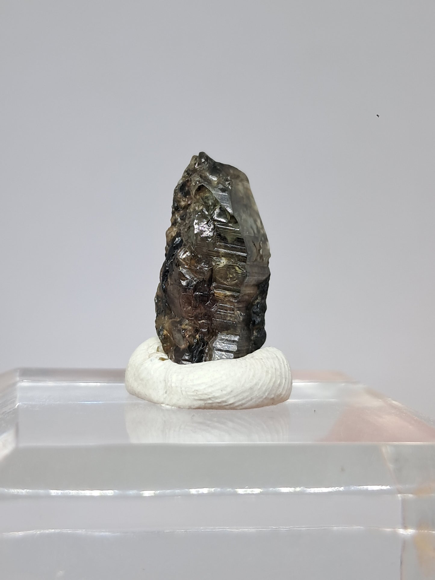 Natural Green Sapphire Crystal (Karur) Rough Stone | Mineral Specimen #SP32