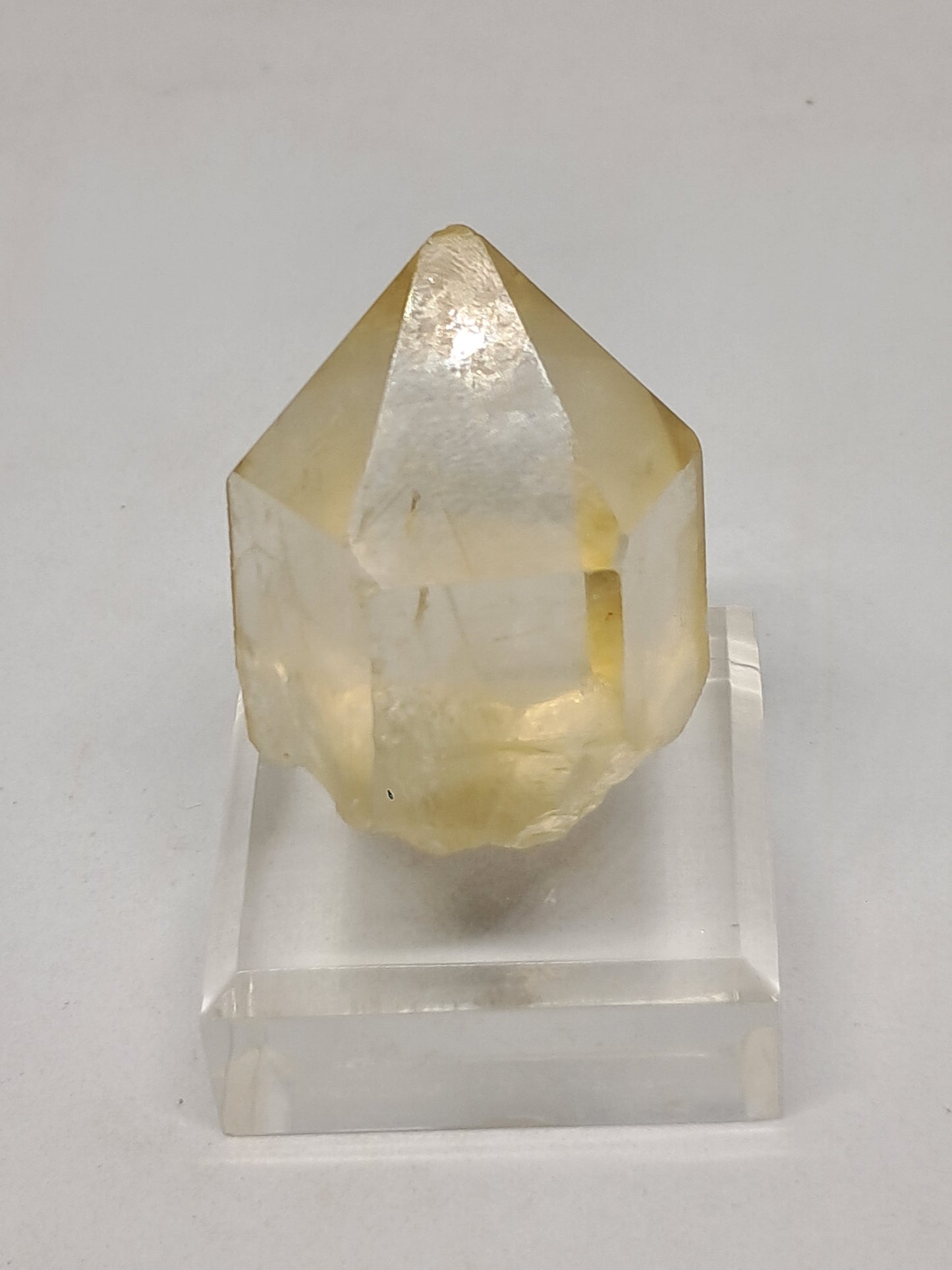Natural Citrine "Kundalini" (Democratic Republic of Congo) Crystal Point | Mineral Specimen #CTN20