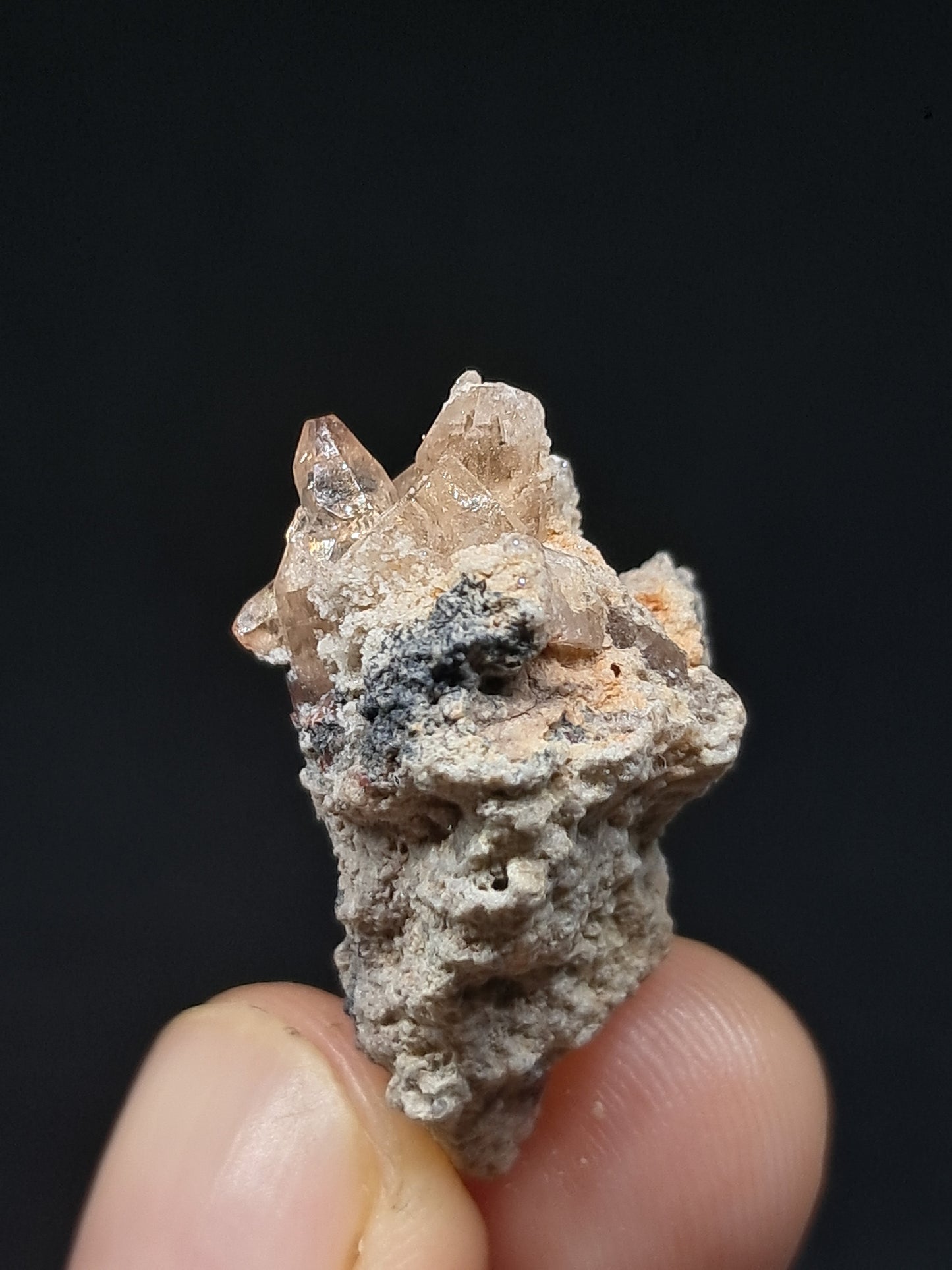 Natural Topaz Crystals on Matrix (Mexico) Rare Gemstone | Mineral Specimen #TPZ26
