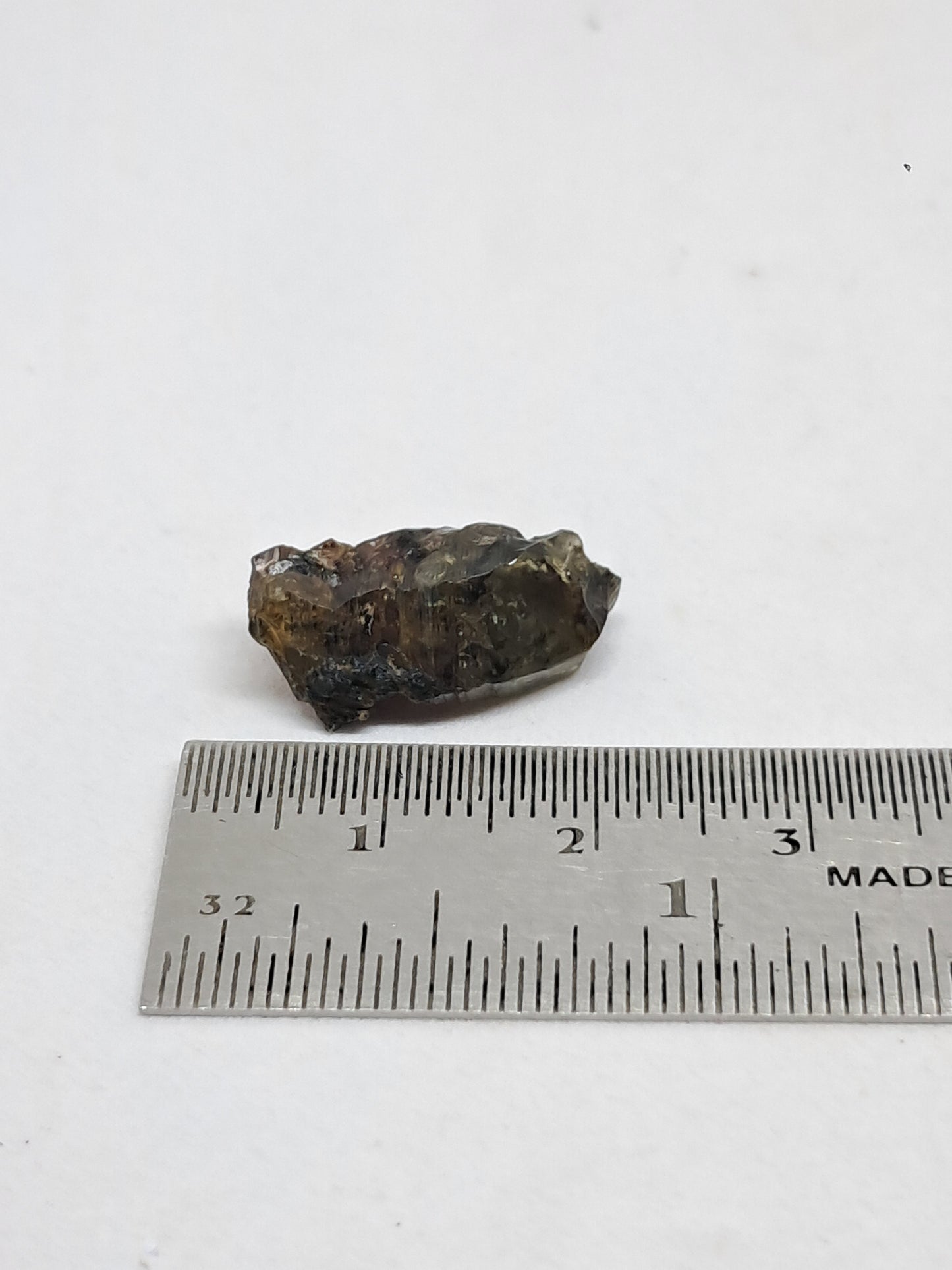 Natural Green Sapphire Crystal (Karur) Rough Stone | Mineral Specimen #SP32