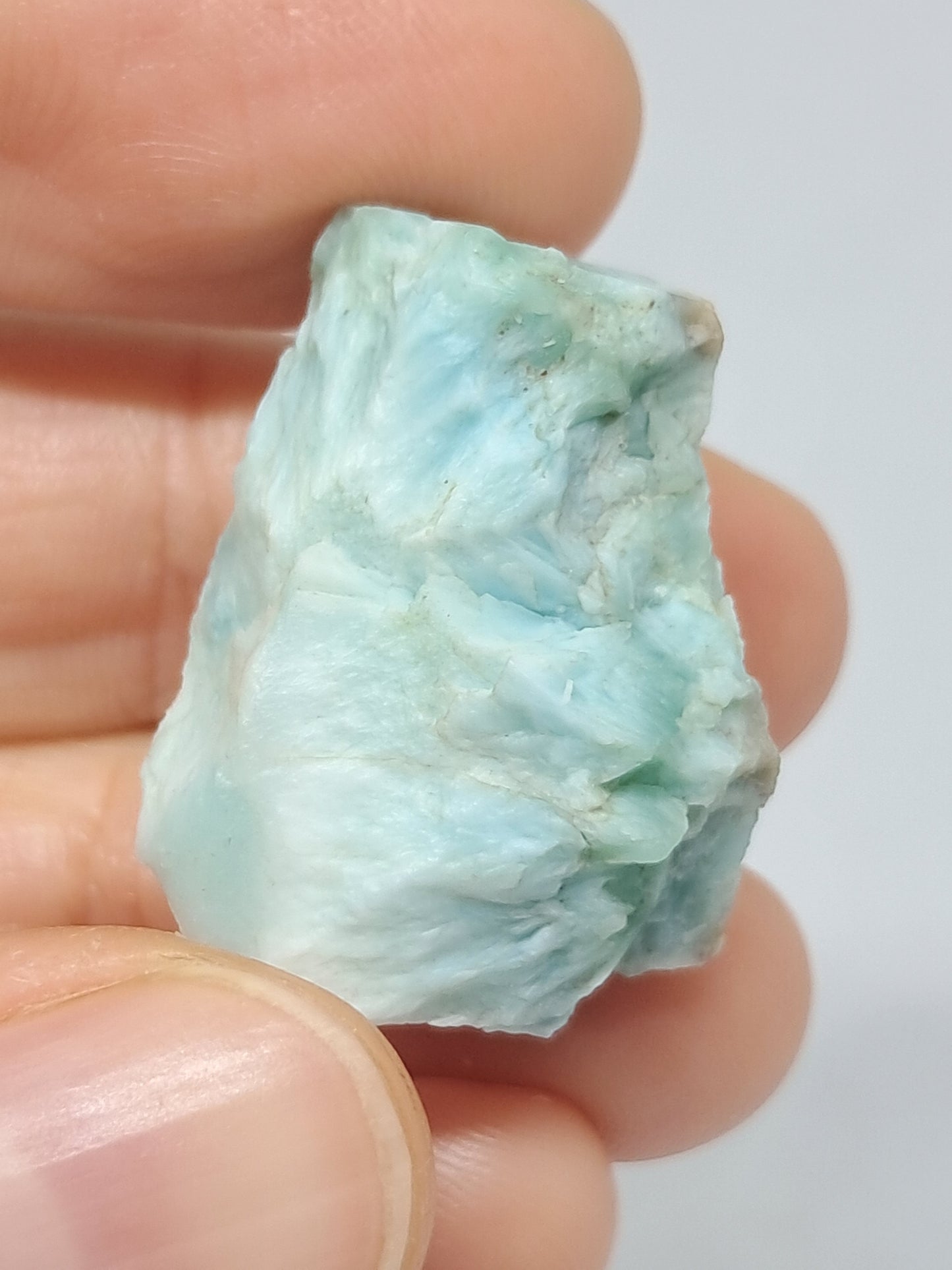 Larimar Raw Slice (Non-precious Natural Stone) #LM12