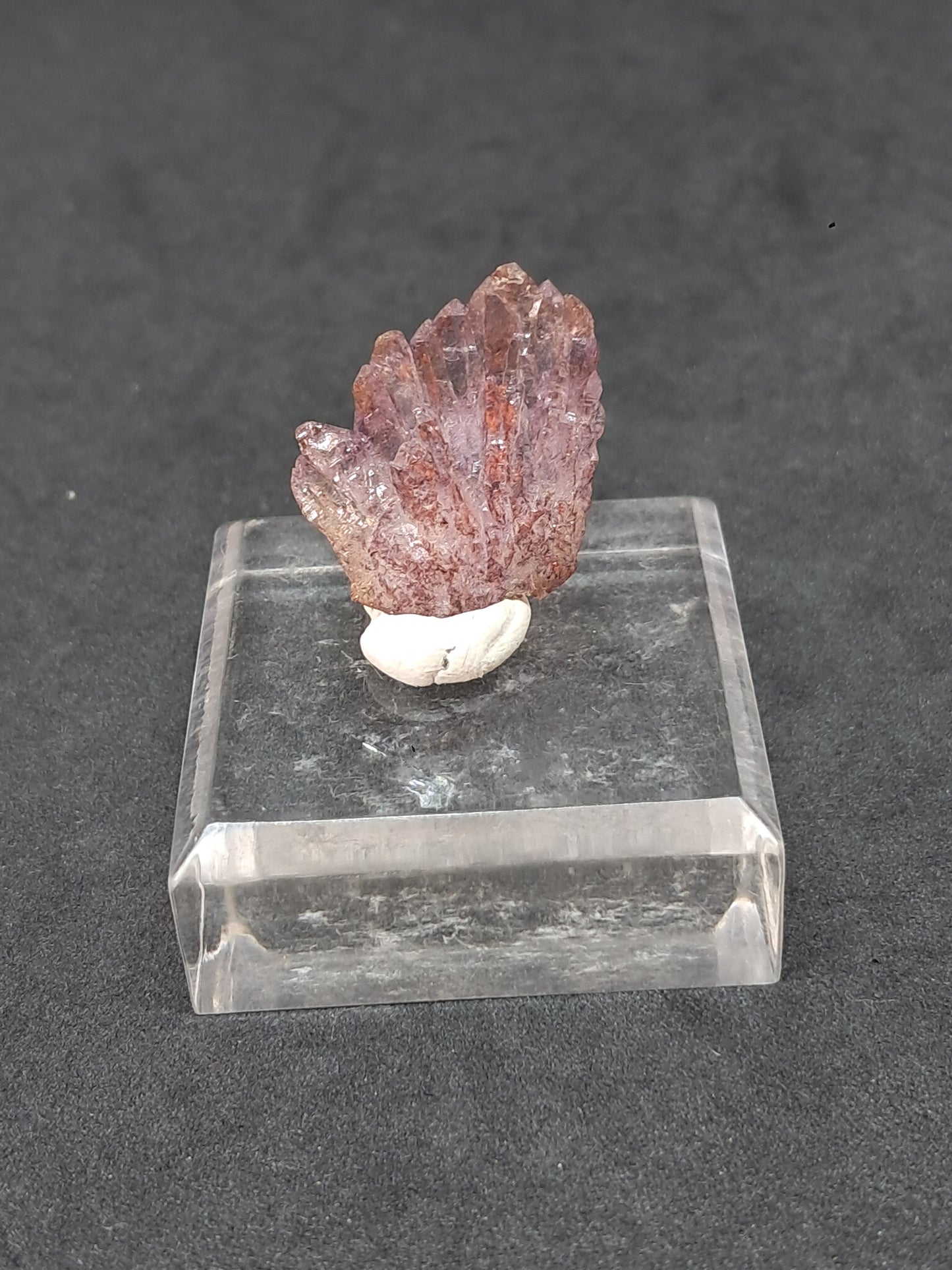 Cúmulo de Amatista en Cetro con inclusiones "Super Seven" (Karur) | Piedra Natural | Ejemplar Mineral n.° KA92