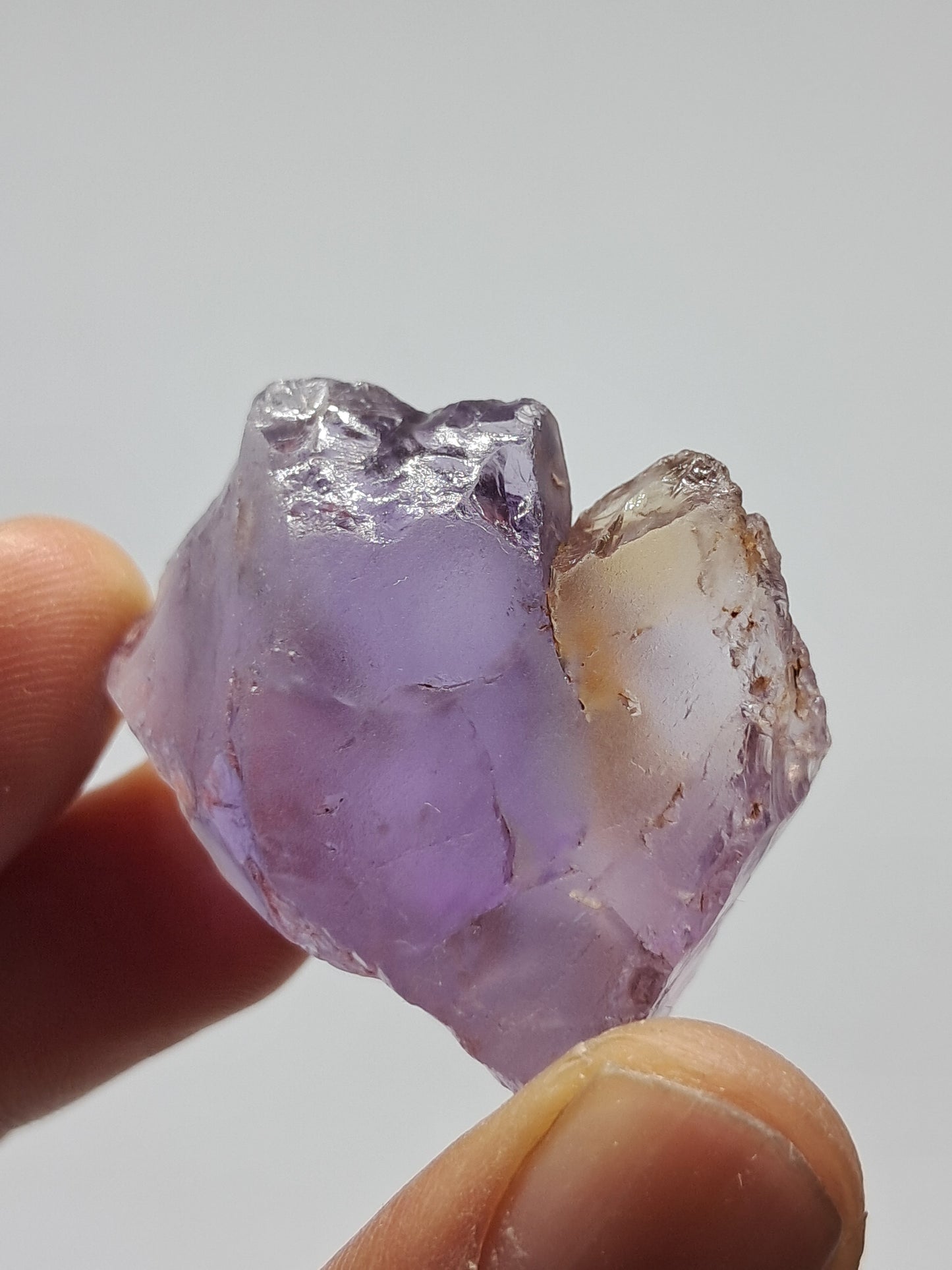 Rough Ametrine (Madagascar) Raw Natural Stone | Mineral Specimen #AMT2