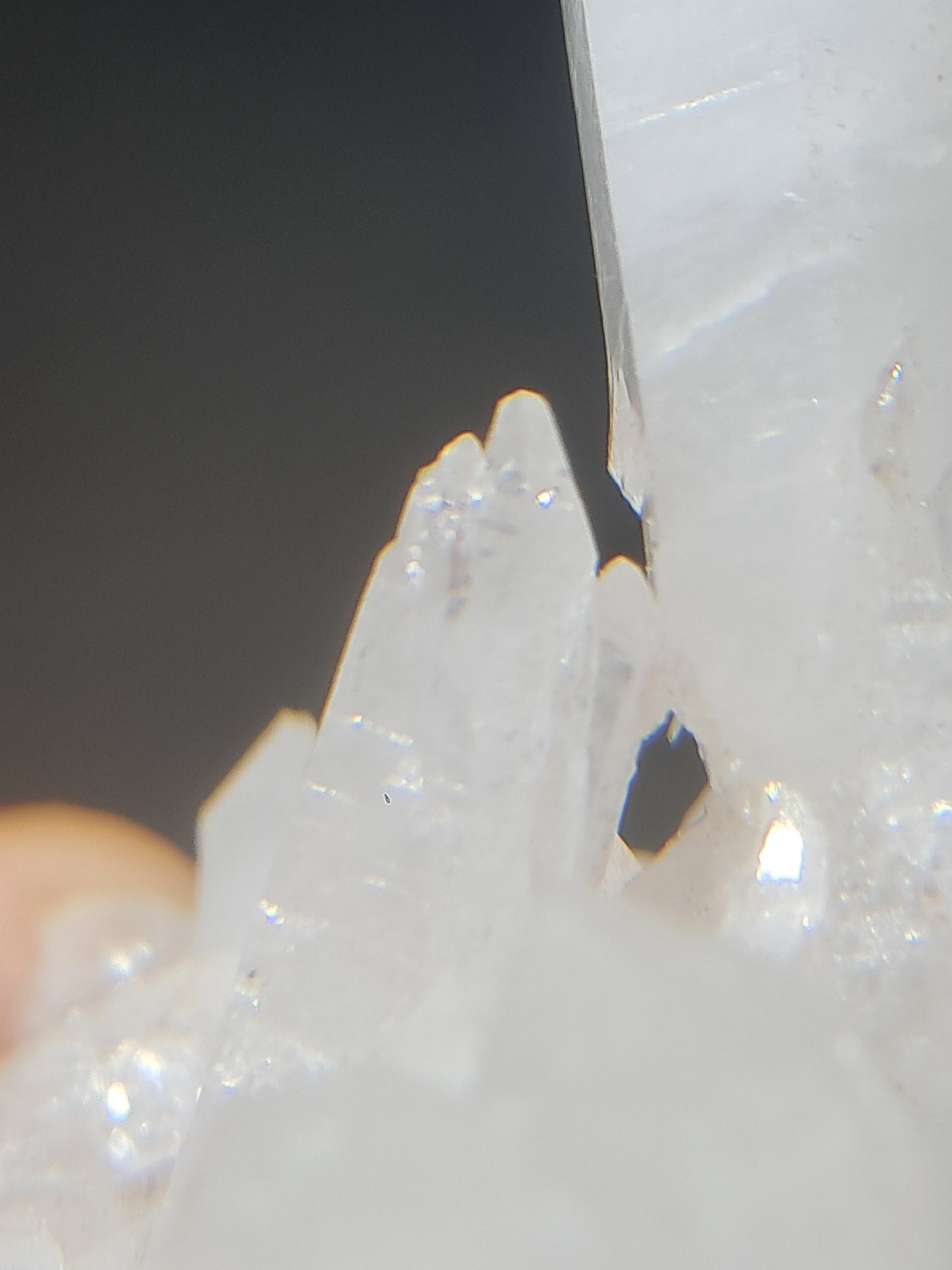 Quartz Cluster with White Chlorite (Himachal pradesh) | Milky Crystal #CH41