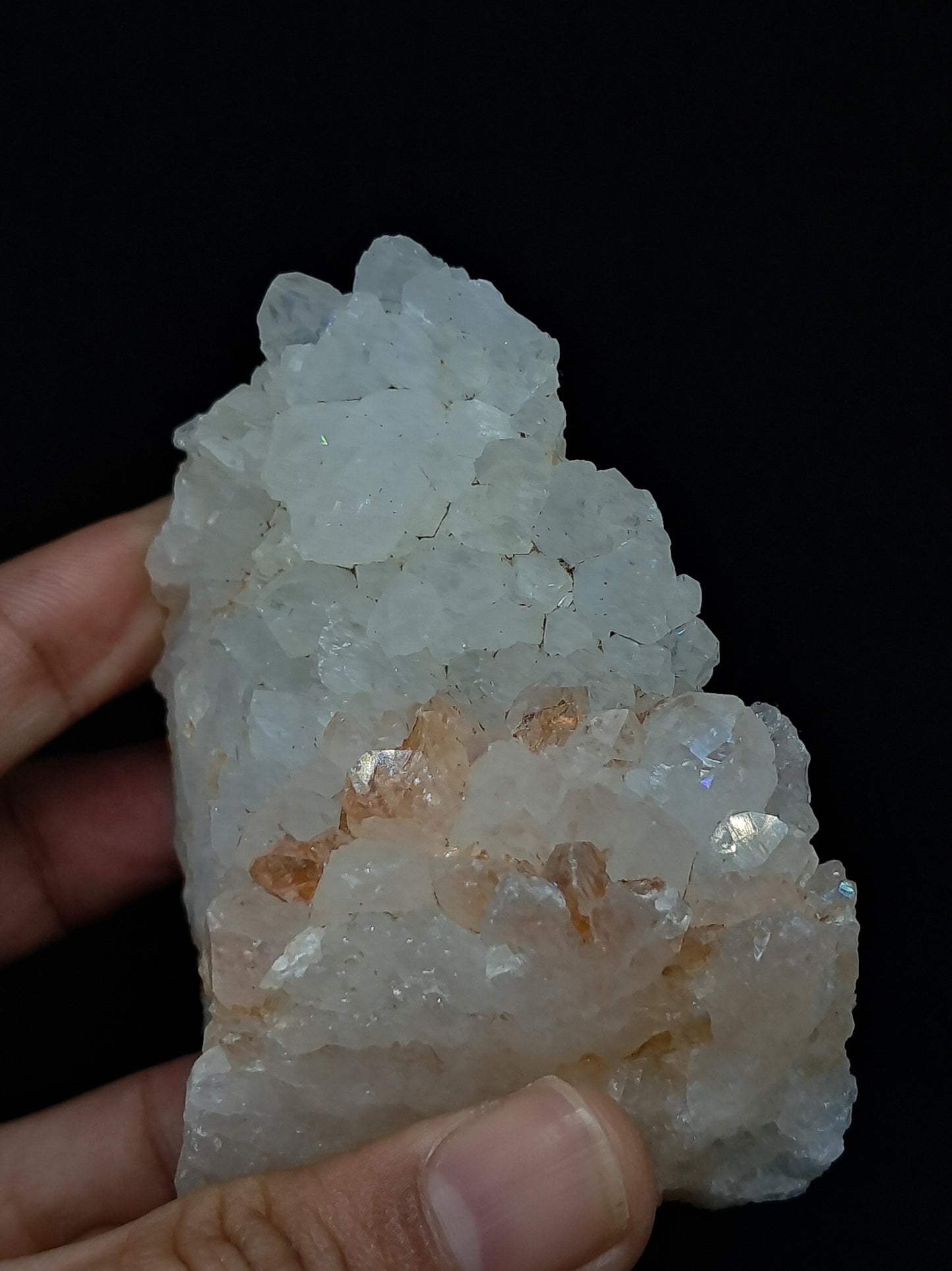 Iris Quartz (Anandalite) cluster #AQ7 Non-precious stone)