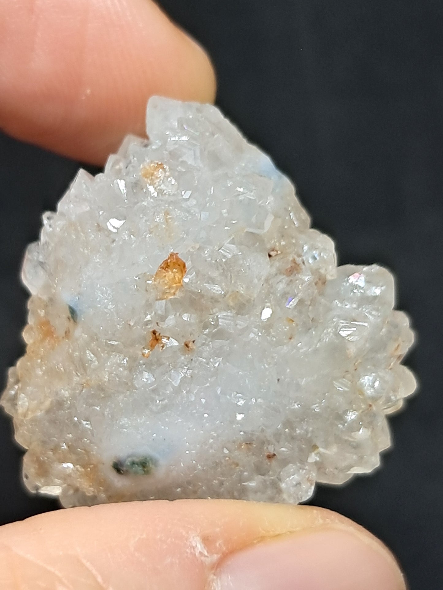 Iris Quartz Stalactite (Anandalite)(Non-precious stone) #AQ23