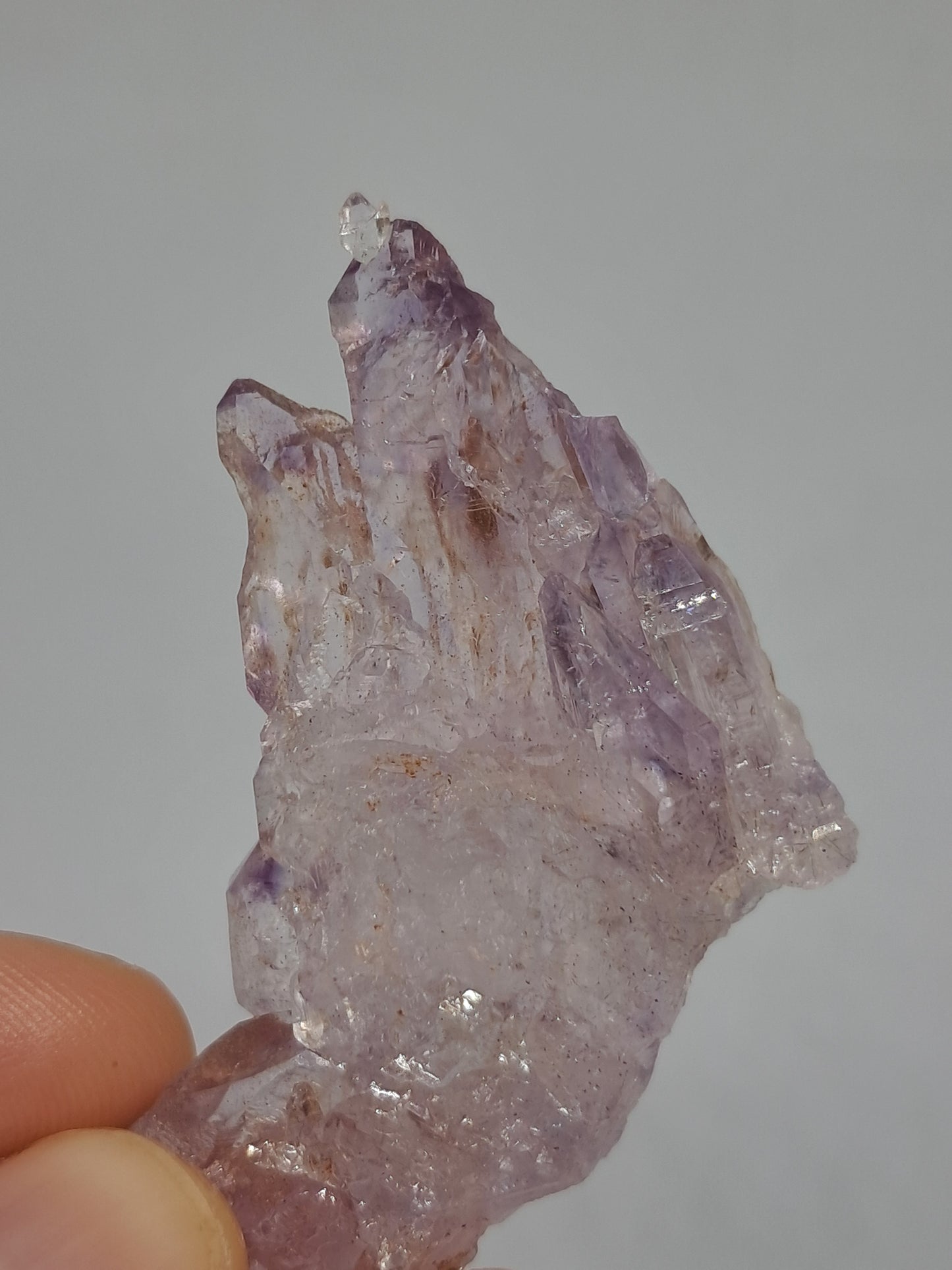 Amethyst Scepter Cluster (Karur) Super Seven Quartz Crystal | Natural Stone | Mineral Specimen #KA10