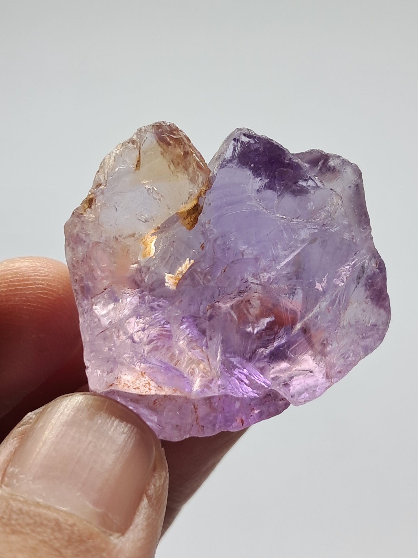 Rough Ametrine (Madagascar) Raw Natural Stone | Mineral Specimen #AMT2