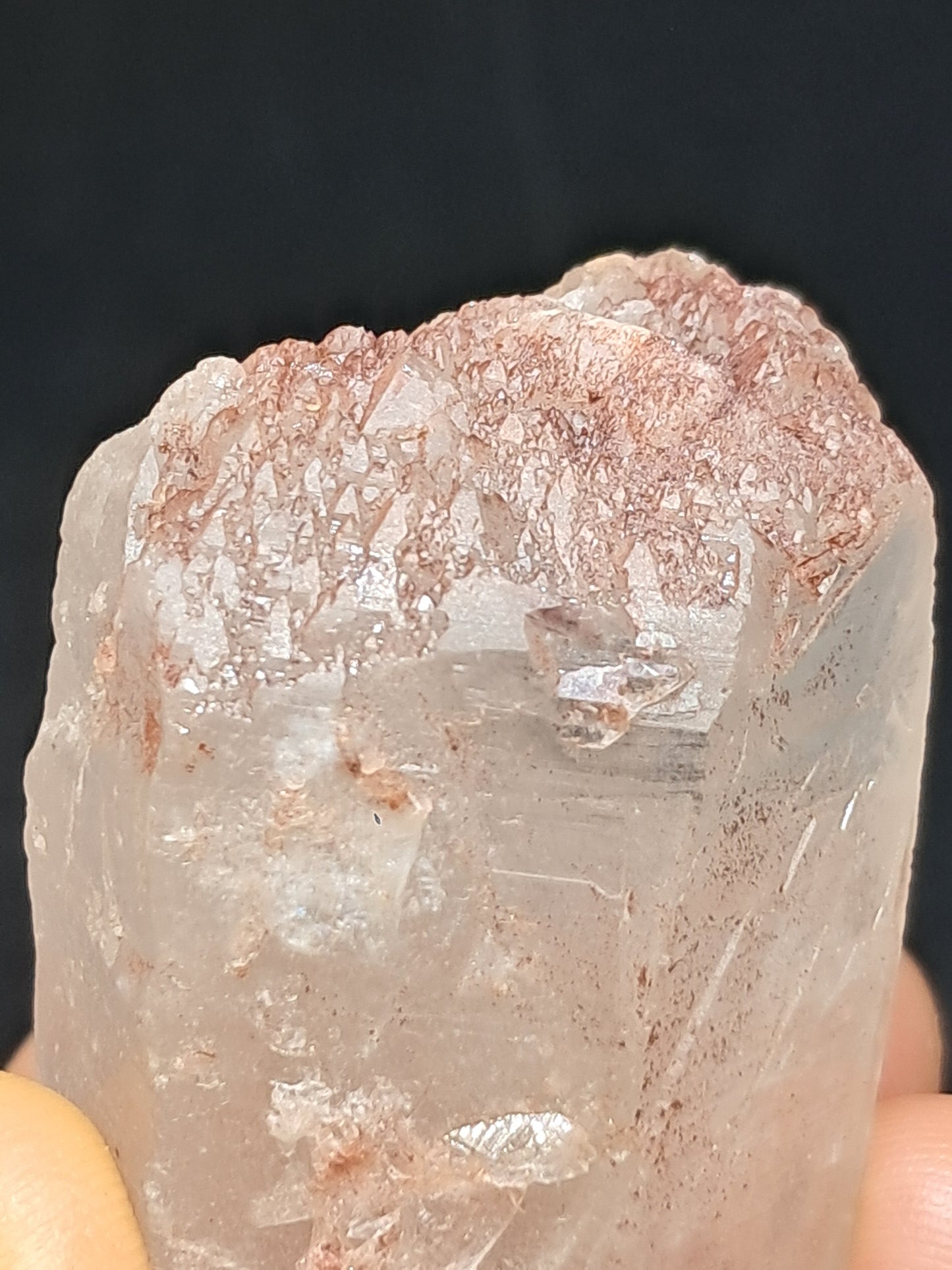 Quartz Self-healed Crystal Point (Himachal Pradesh) | Rare Formation #CH44