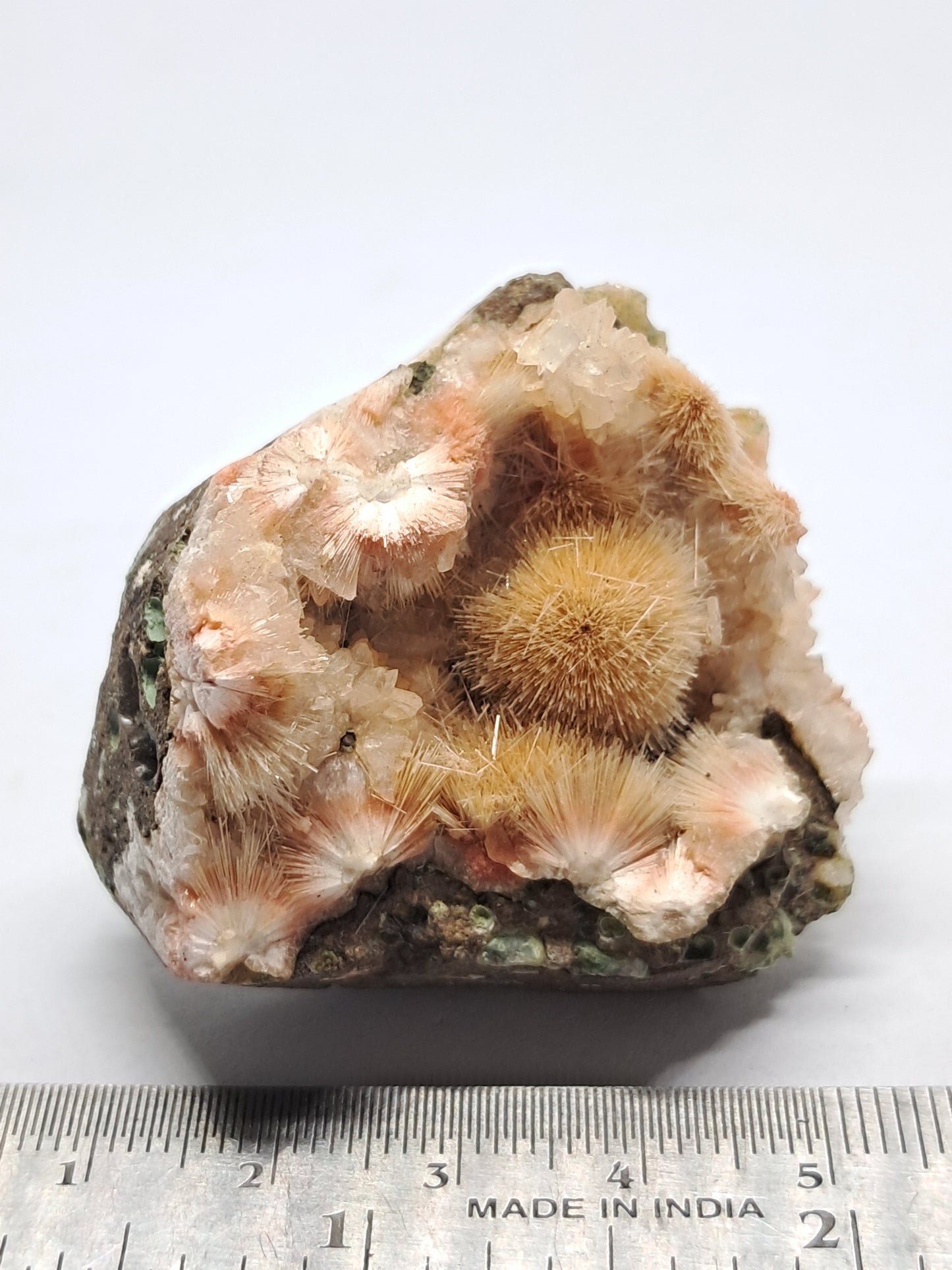 Mesolite with Hematite inclusion (Non-precious mineral) #MS3