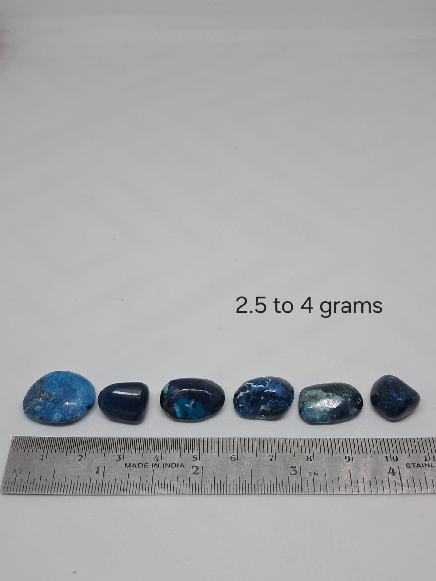 Chrysocolla w/ Azurite, Shattuckite Tumbled | Polished Natural Stone #CM16