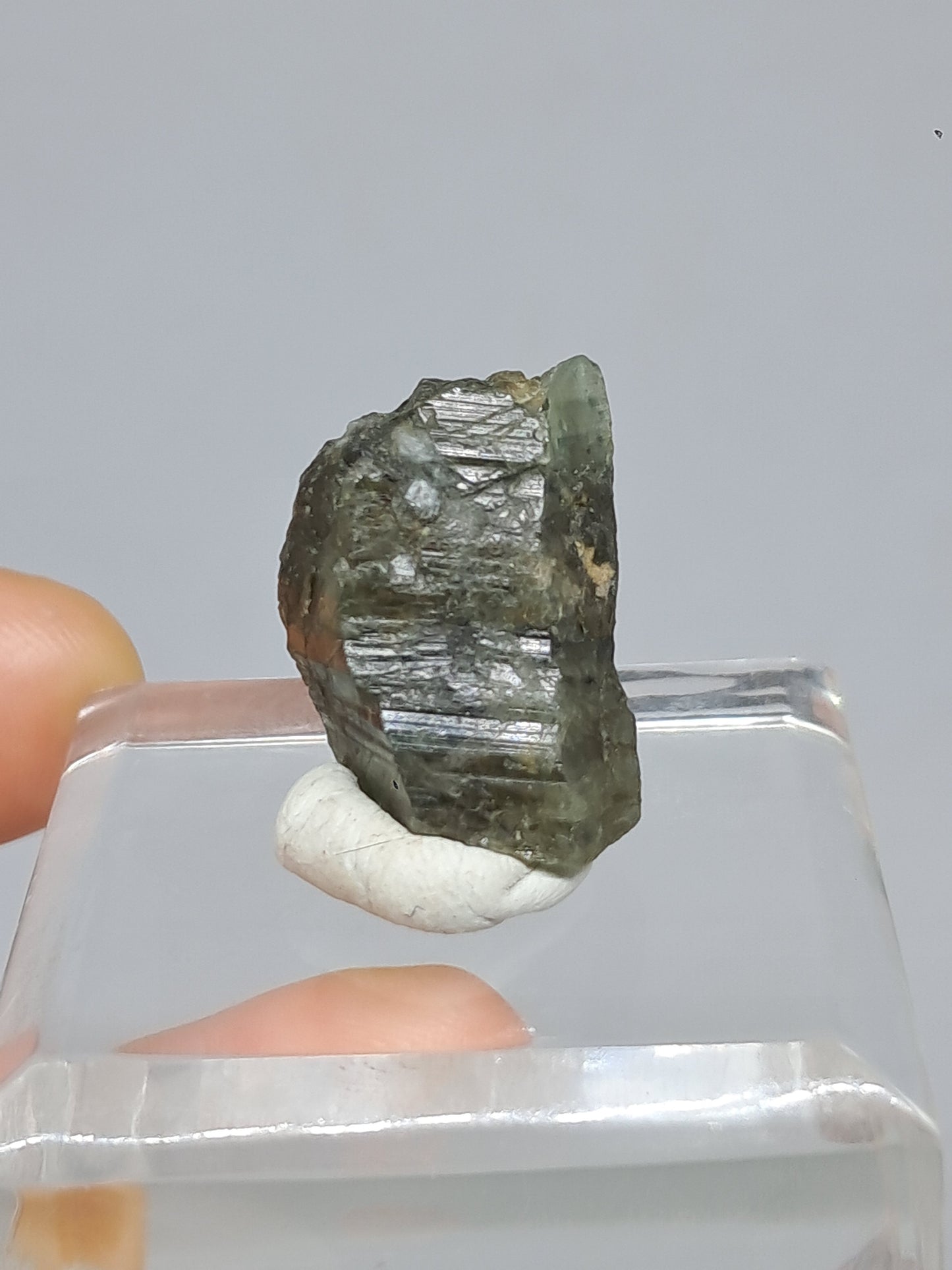 Natural Greenish-Blue *Teal* Sapphire Crystal (Karur) Rough Stone | Mineral Specimen #SP21