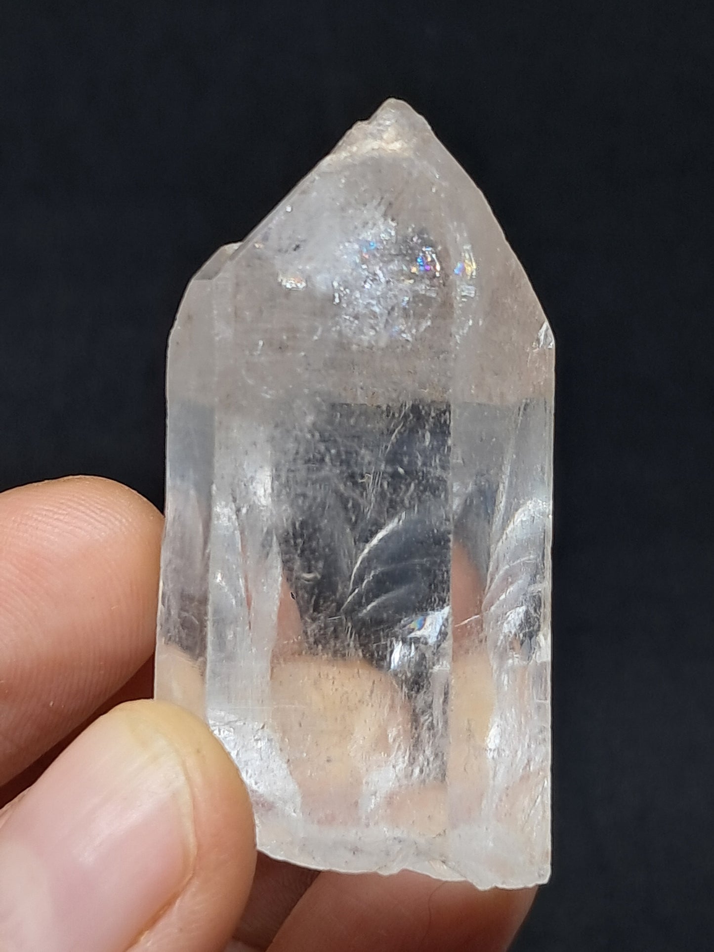 Himalayan Quartz Self-healed Crystal (Himachal Pradesh) | Mineral Specimen #CH39
