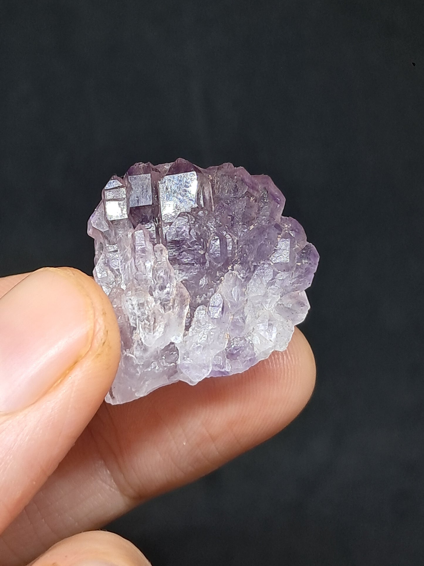 Amatista Elestial (Karur) | Cristal en bruto | Piedra Natural | Espécimen mineral #KA132