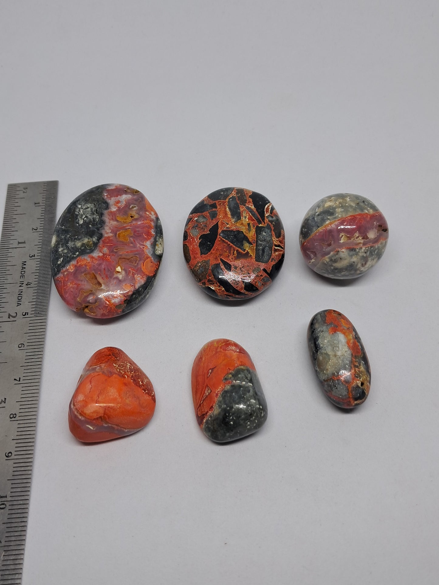 Red Bumblebee Jasper (Non-precious natural stone) #BJ1