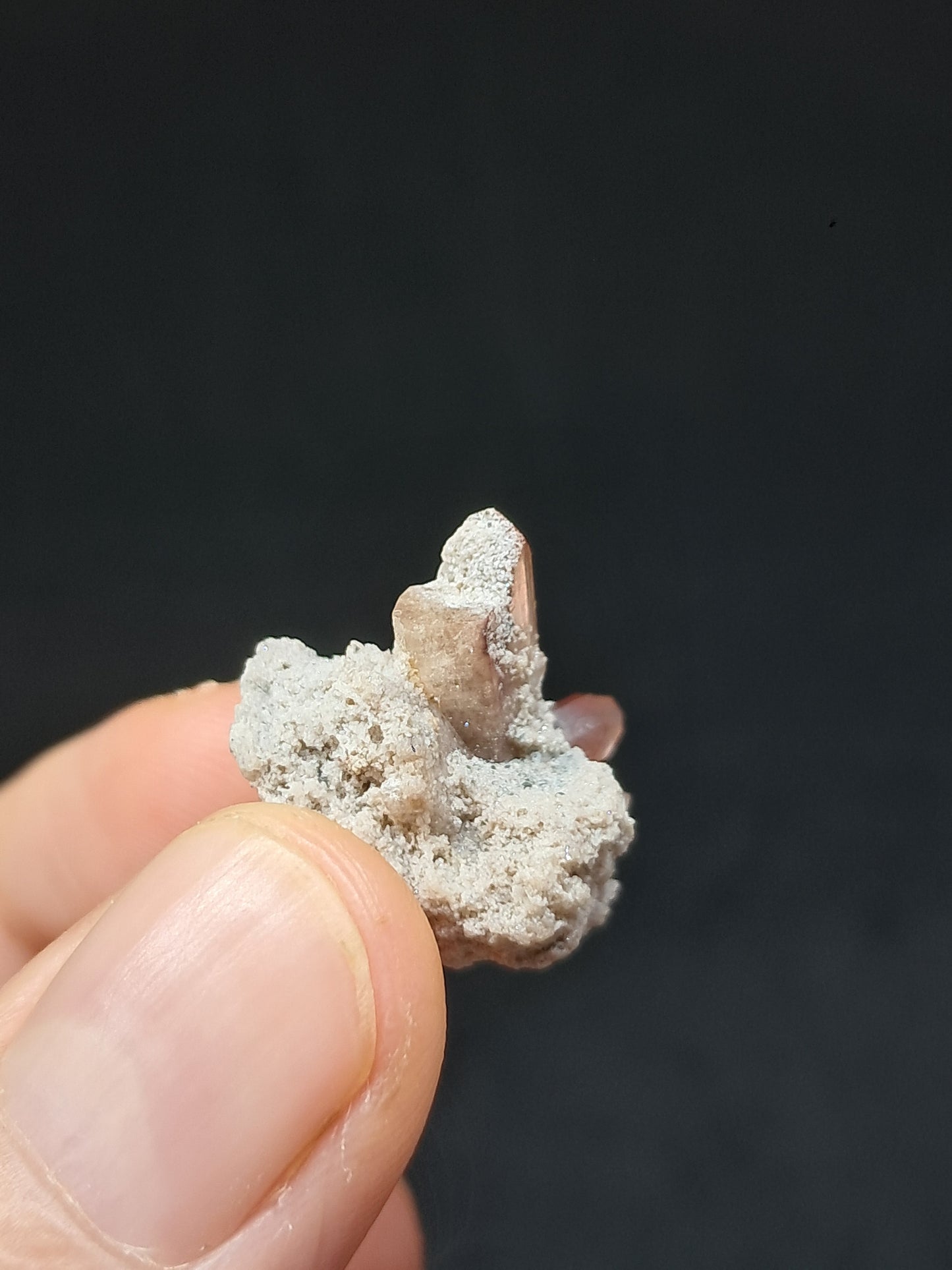 Cristales de topacio natural en matriz (México), piedra preciosa rara | Ejemplar mineral n.° TPZ16