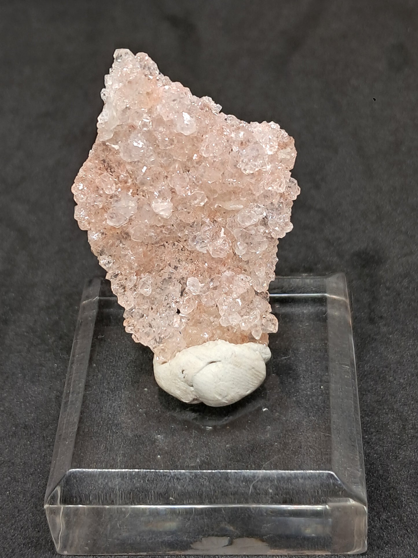Pink Apophyllite On Quartz Floater Cluster (Ajanta) Natural Crystal | Mineral Specimen #APP4
