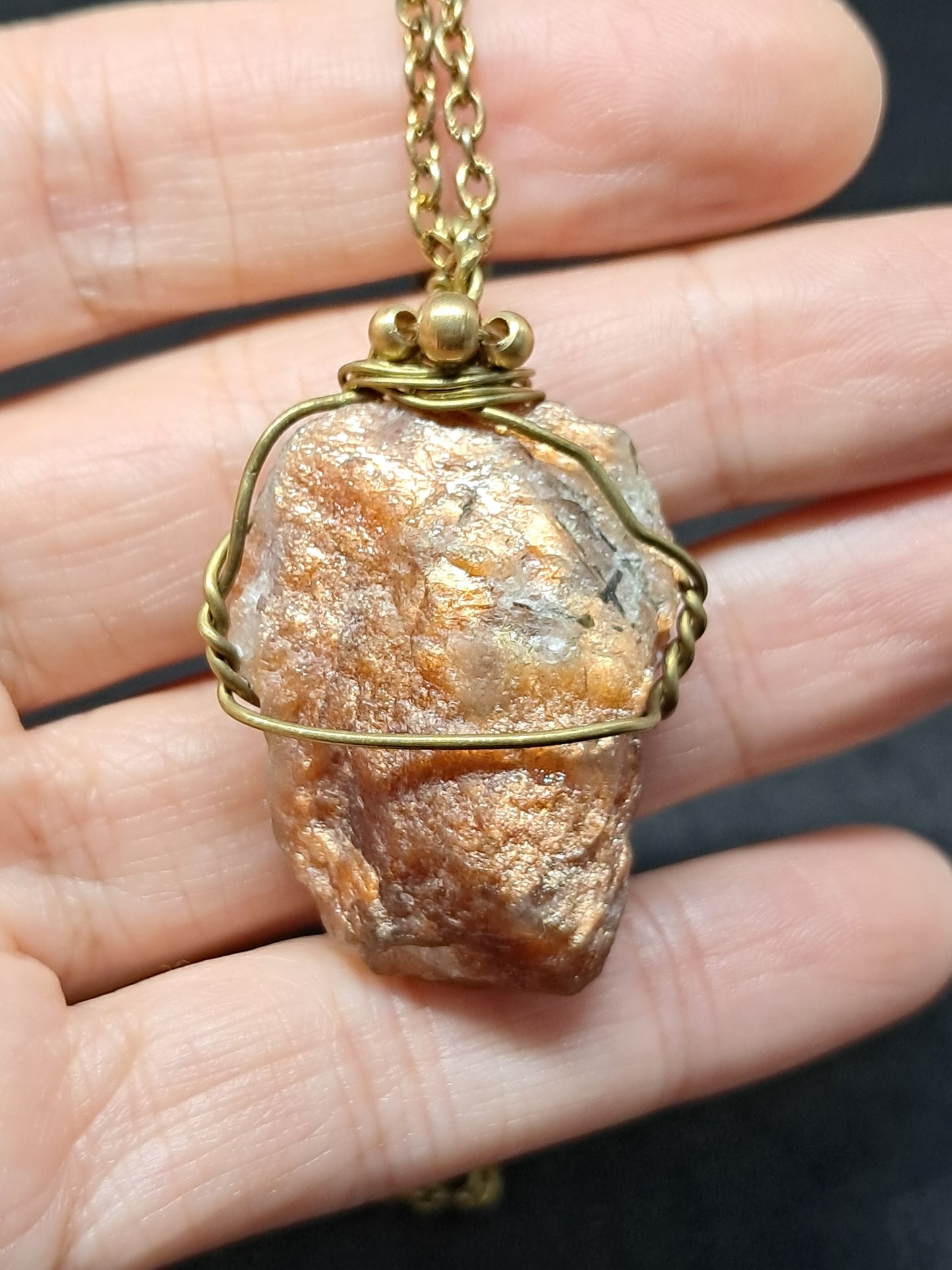 Colgante de piedra solar n.º JL20