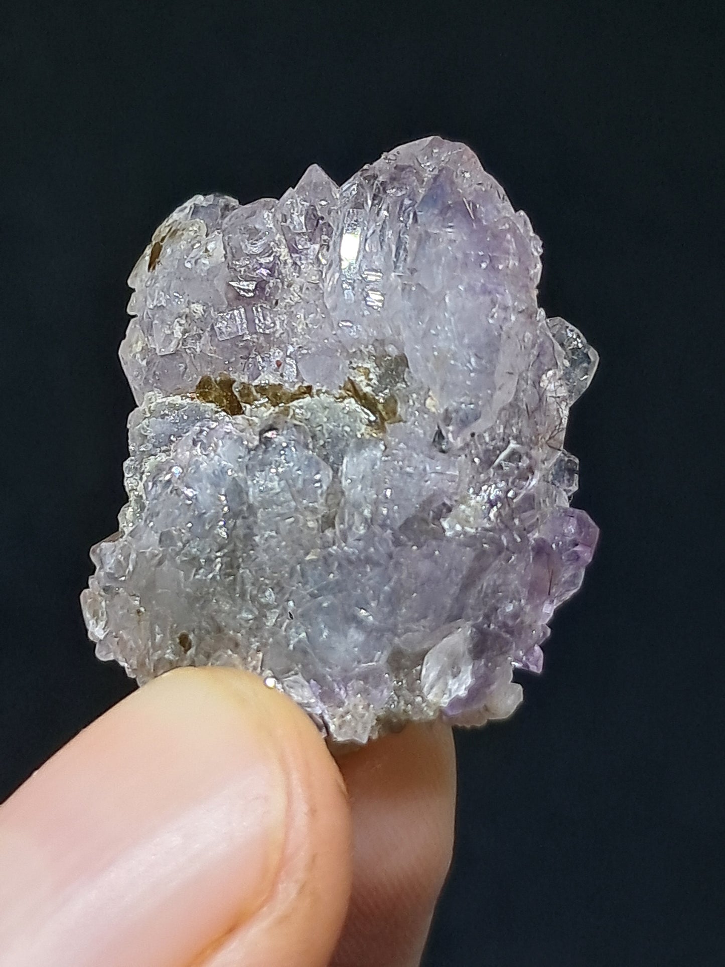 Amatista Elestial (Karur) | Cristal en bruto | Piedra Natural | Espécimen mineral #KA113