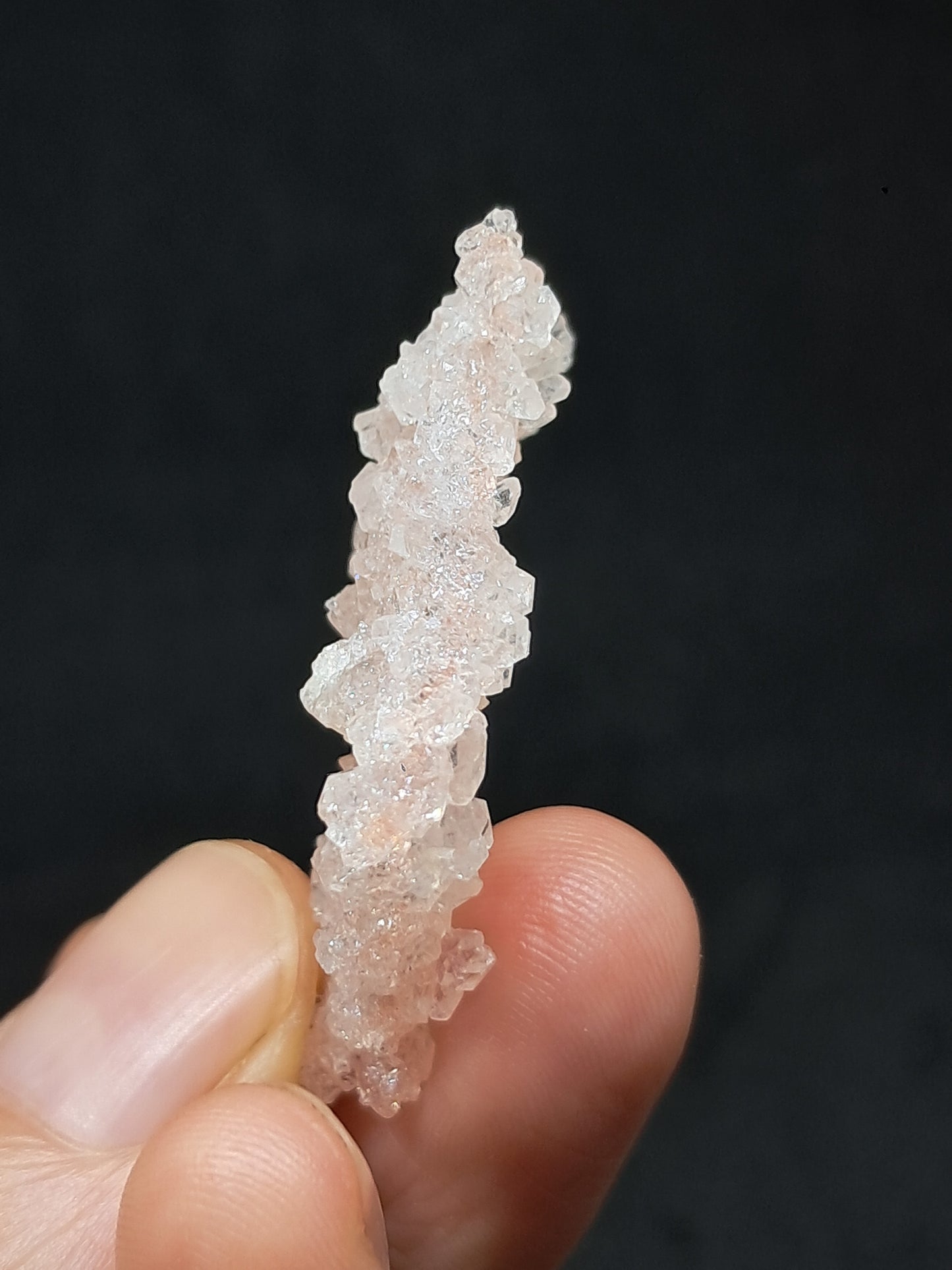 Pink Apophyllite On Quartz Floater Cluster (Ajanta) Natural Crystal | Mineral Specimen #APP4