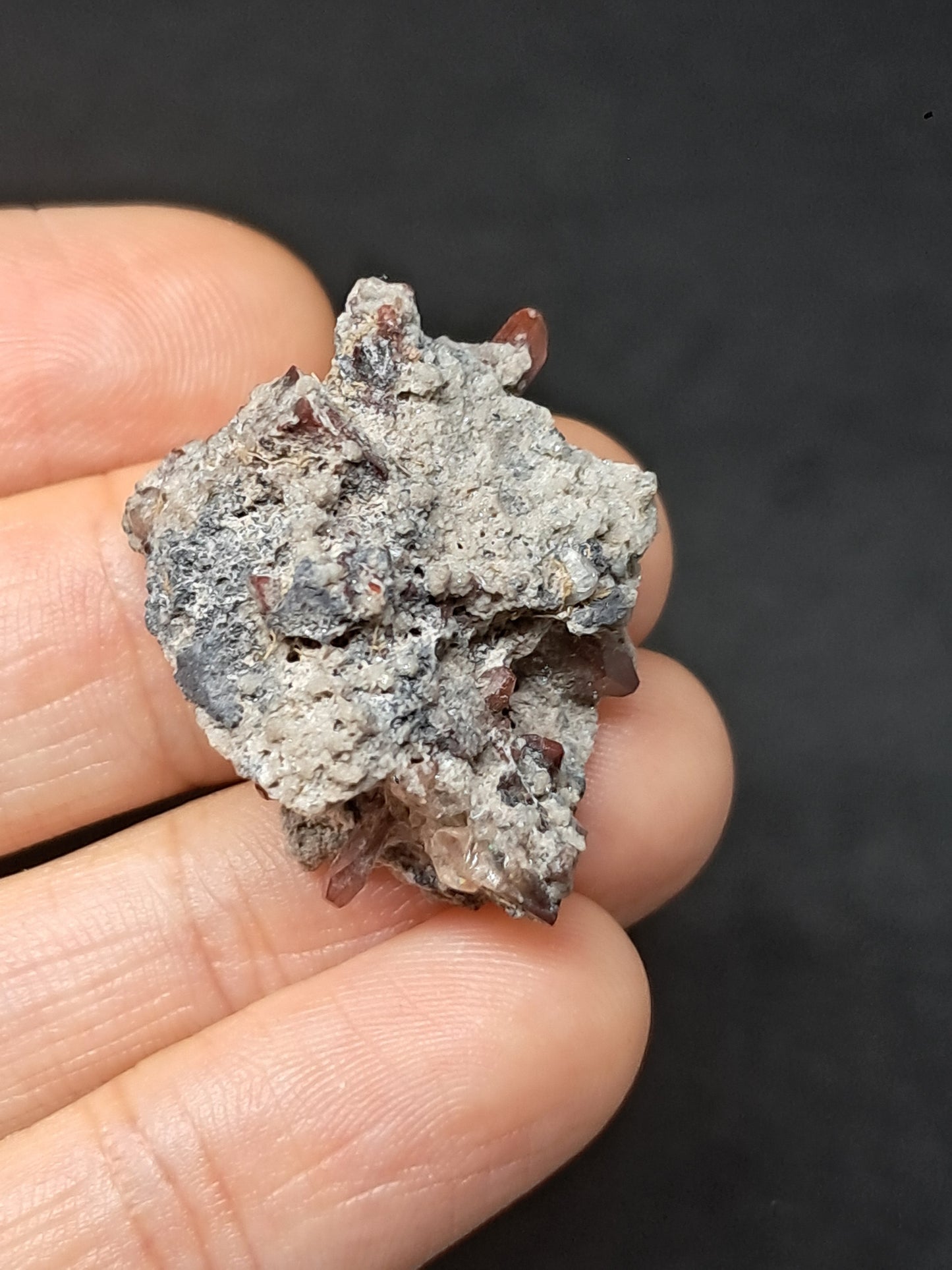 Cristales de topacio natural en matriz (México), piedra preciosa rara | Ejemplar mineral n.° TPZ21