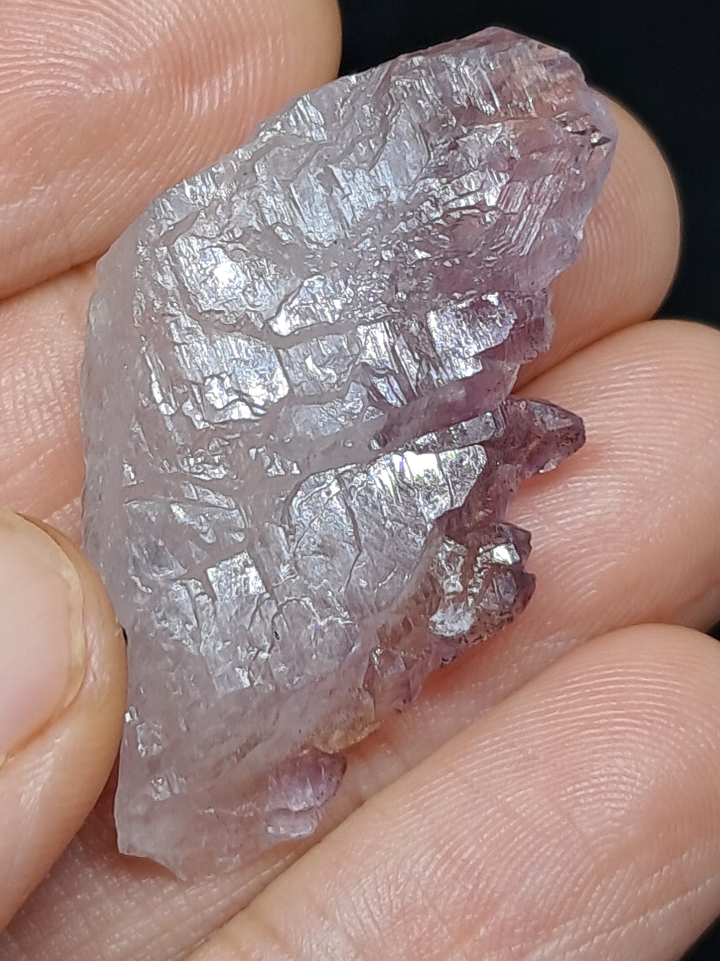 Elestial Amethyst w/ "Super Seven" inclusions (Karur) Crystal Cluster | Natural Stone | Mineral Specimen #KA88