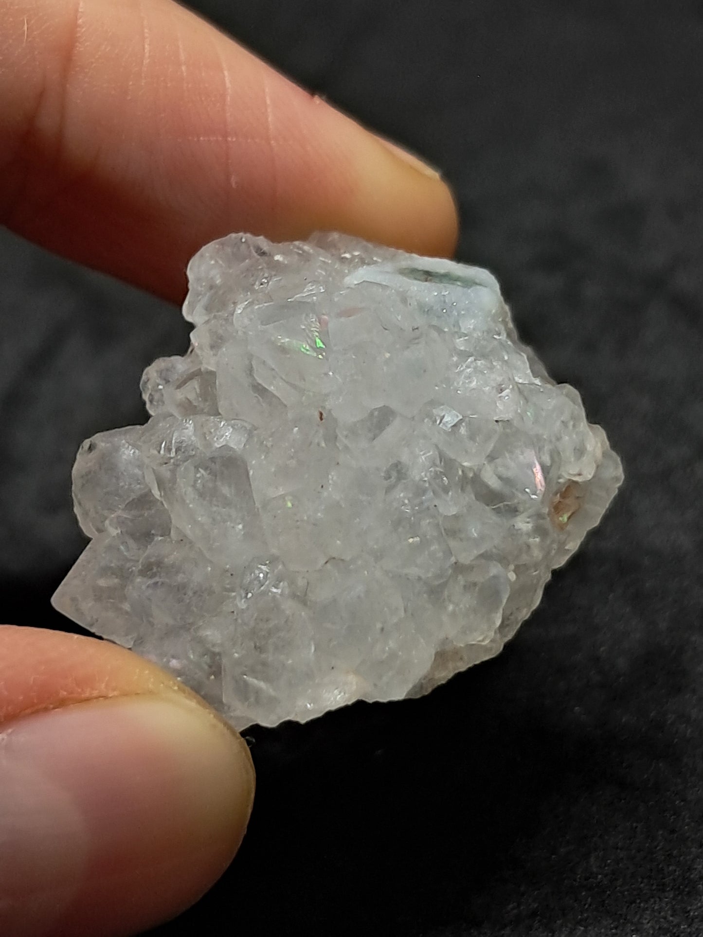 Iris Quartz Stalactite (Anandalite) (Non-precious stone) #AQ26