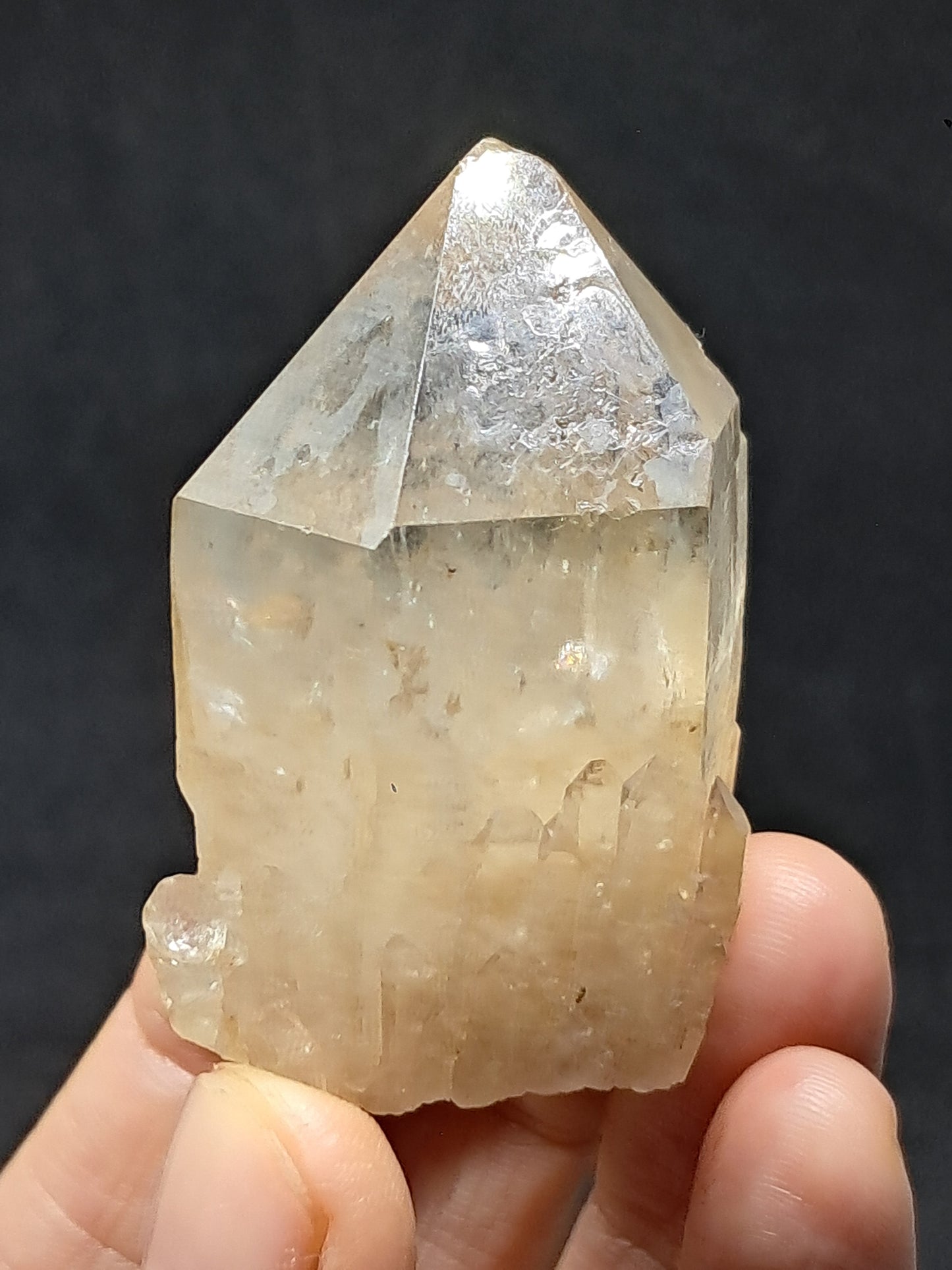 Natural Citrine "Kundalini" (Democratic Republic of Congo) Crystal Point | Mineral Specimen #CTN22
