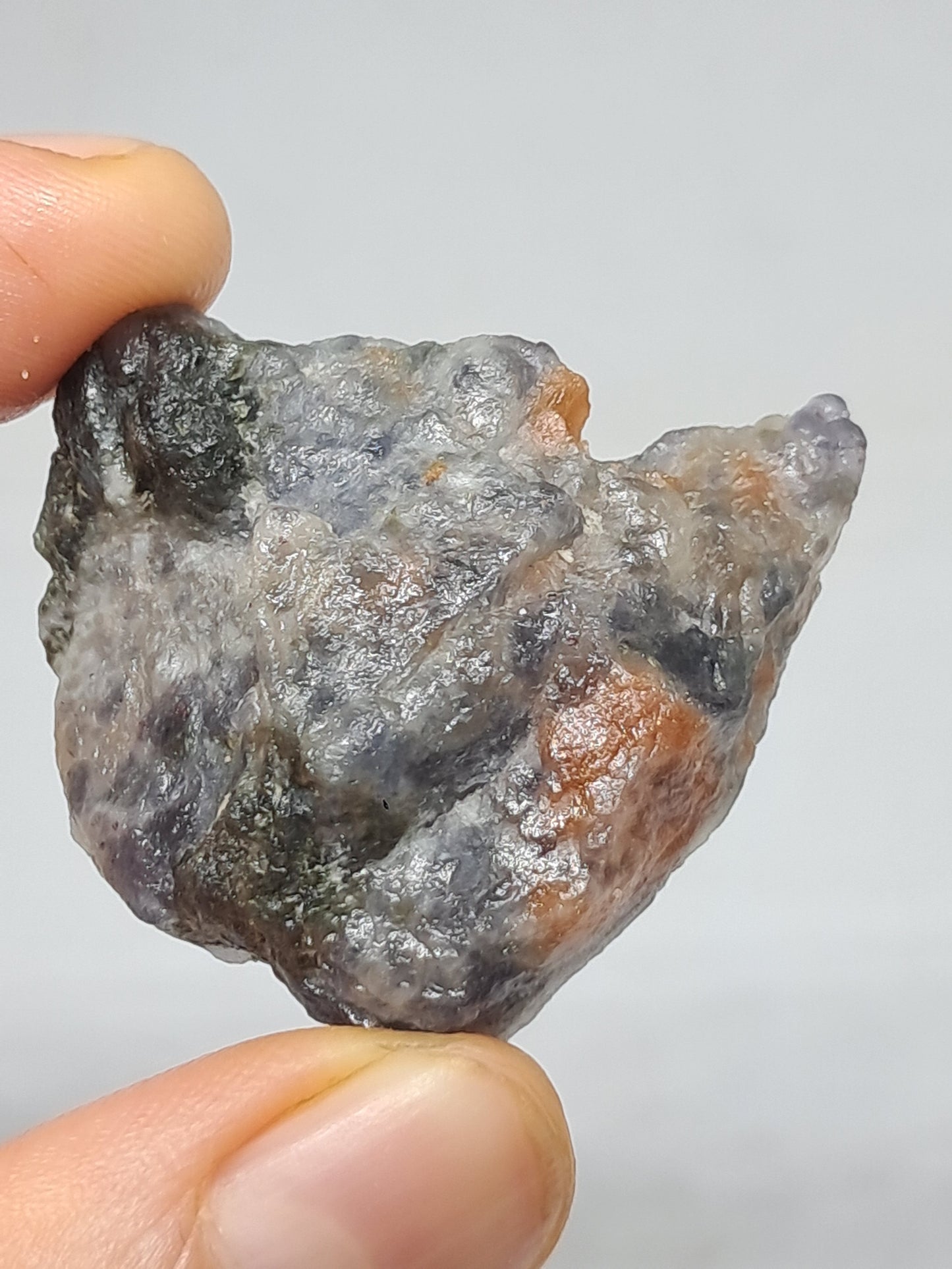 Sunstone w/ Iolite (Tamil Nadu) Rough Stone | Natural Crystal | Mineral Specimen #SI14