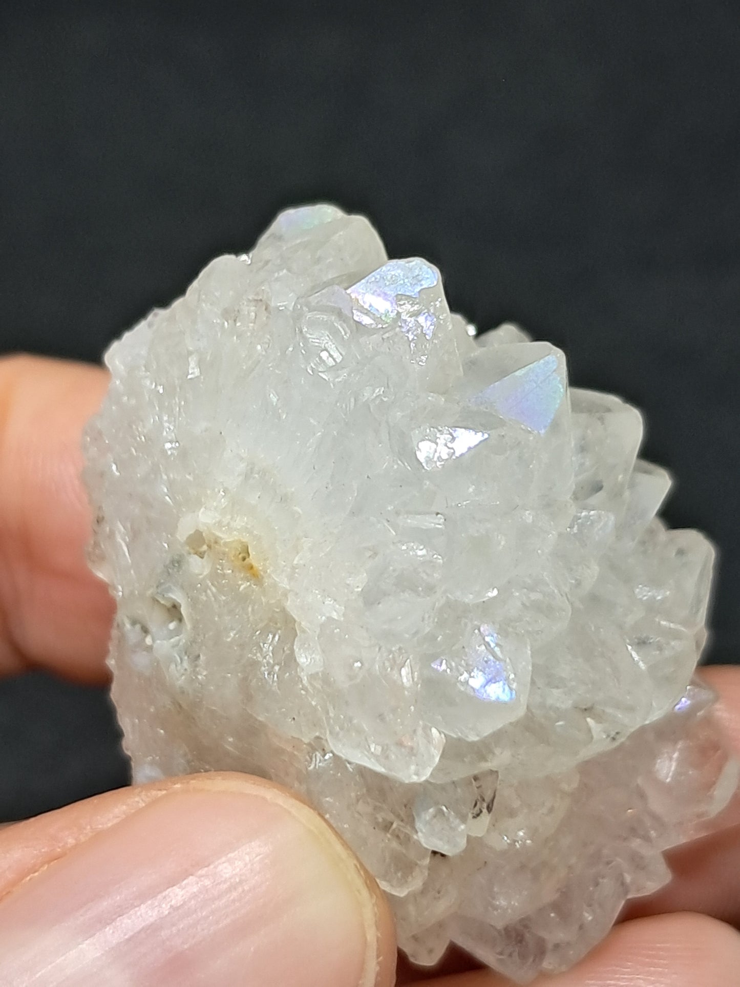 Iris Quartz (Aurangabad)| Anandalite | Cluster | Natural Crystal #AQ25