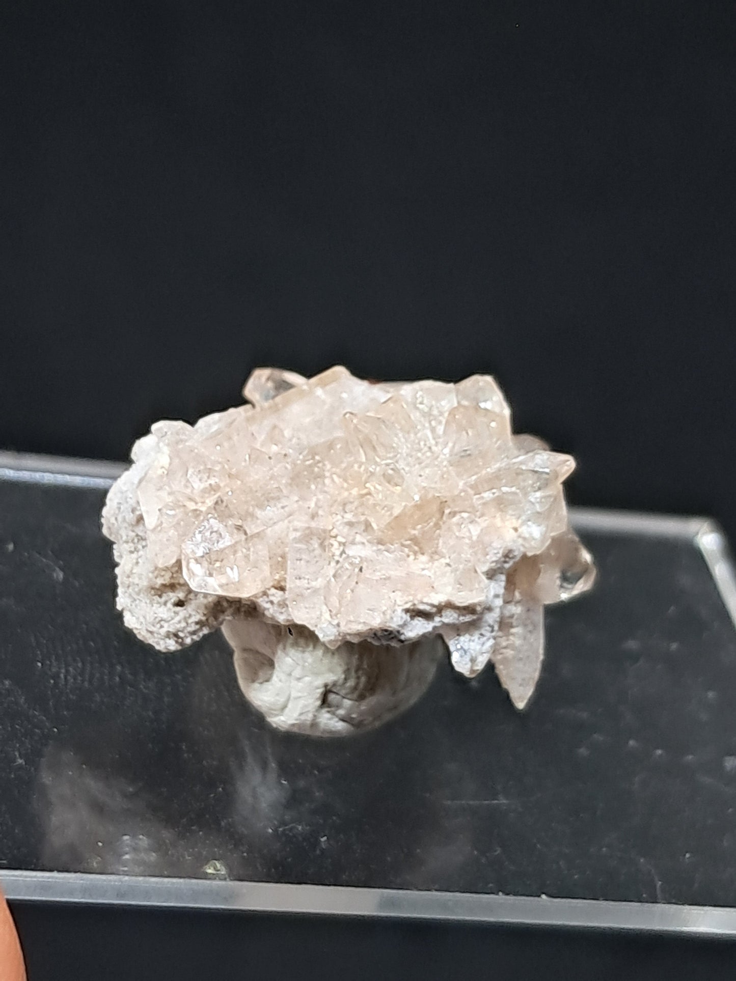 Topacio natural en racimo (México), piedra preciosa rara | Ejemplar mineral n.° TPZ9