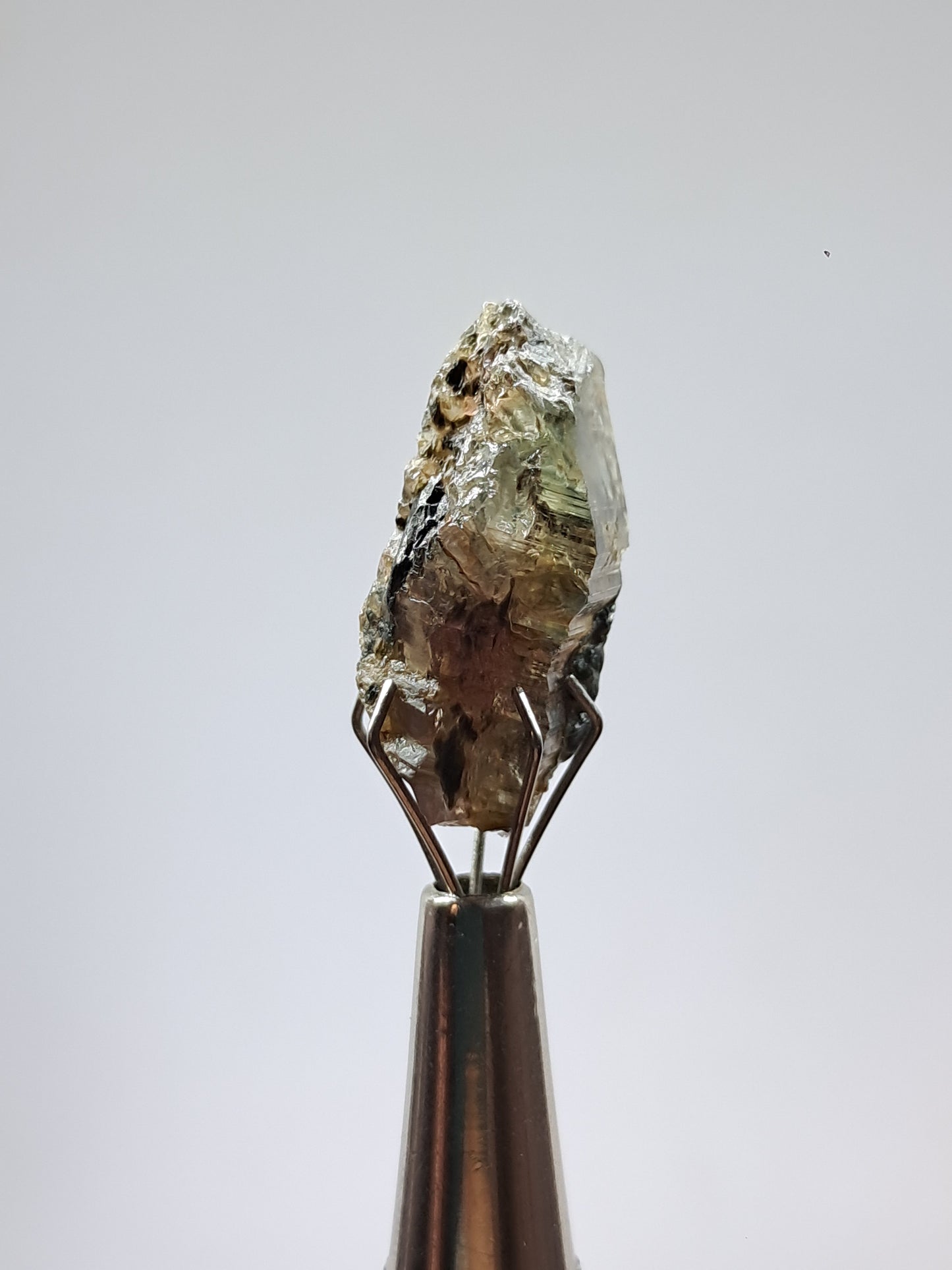 Natural Green Sapphire Crystal (Karur) Rough Stone | Mineral Specimen #SP32