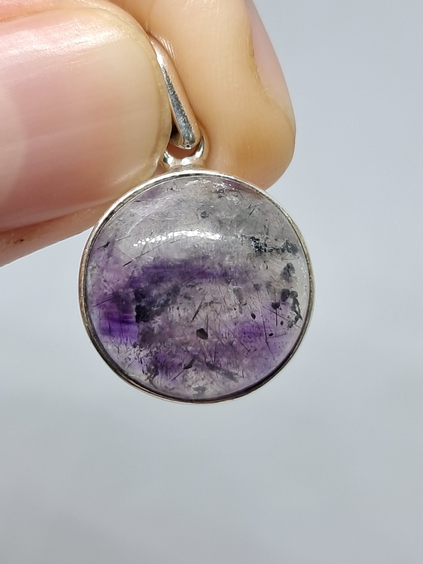 Amethyst Super Seven Silver Pendant | Jewelry | Necklace