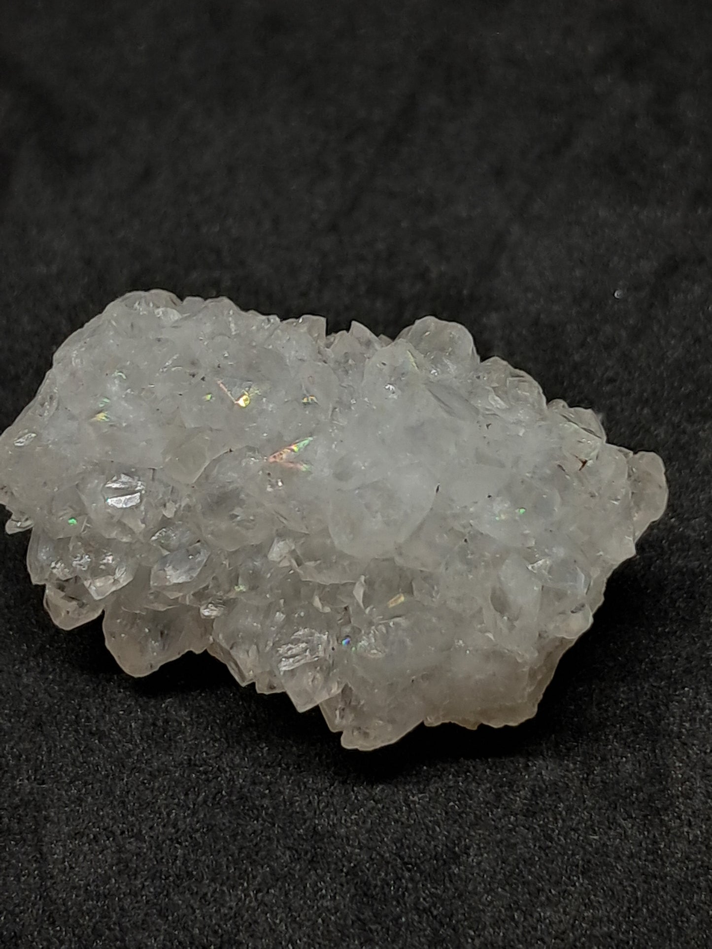Iris Quartz Stalactite (Anandalite) *high iridiscence* (Non-precious stone) #AQ28