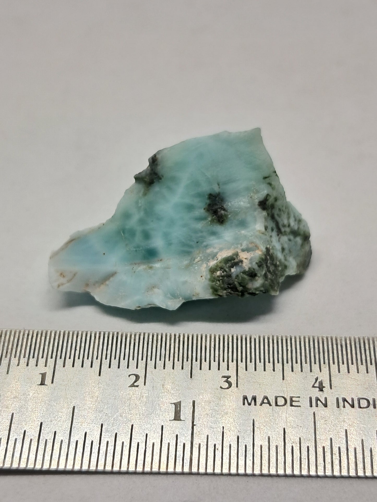 Larimar Raw Slice (Non-precious Natural Stone) #LM3