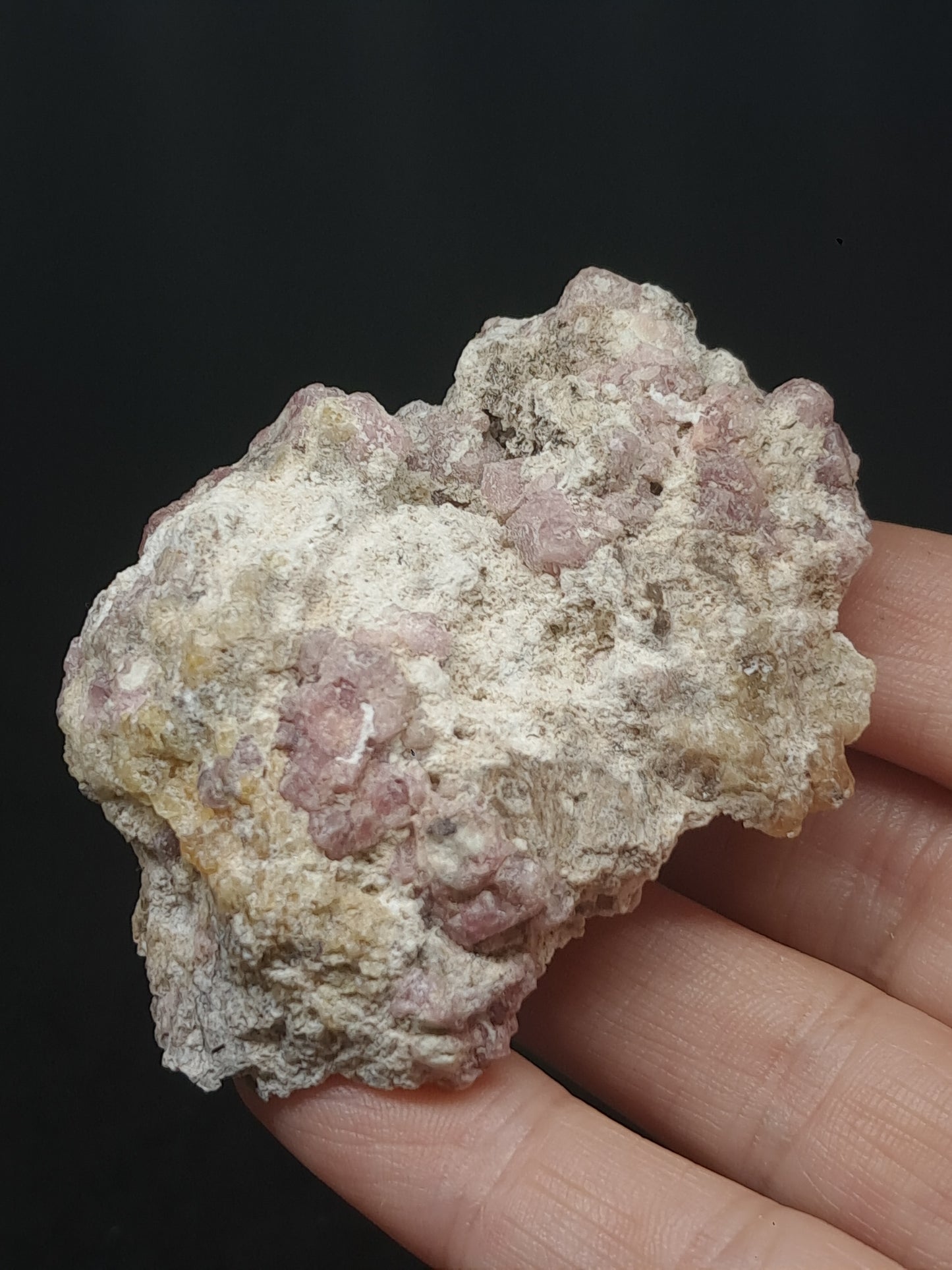 Grossular Garnet on Matrix (Mexico) Pink Garnet Cluster |Rough Crystal Stone | Mineral Specimen #GR19