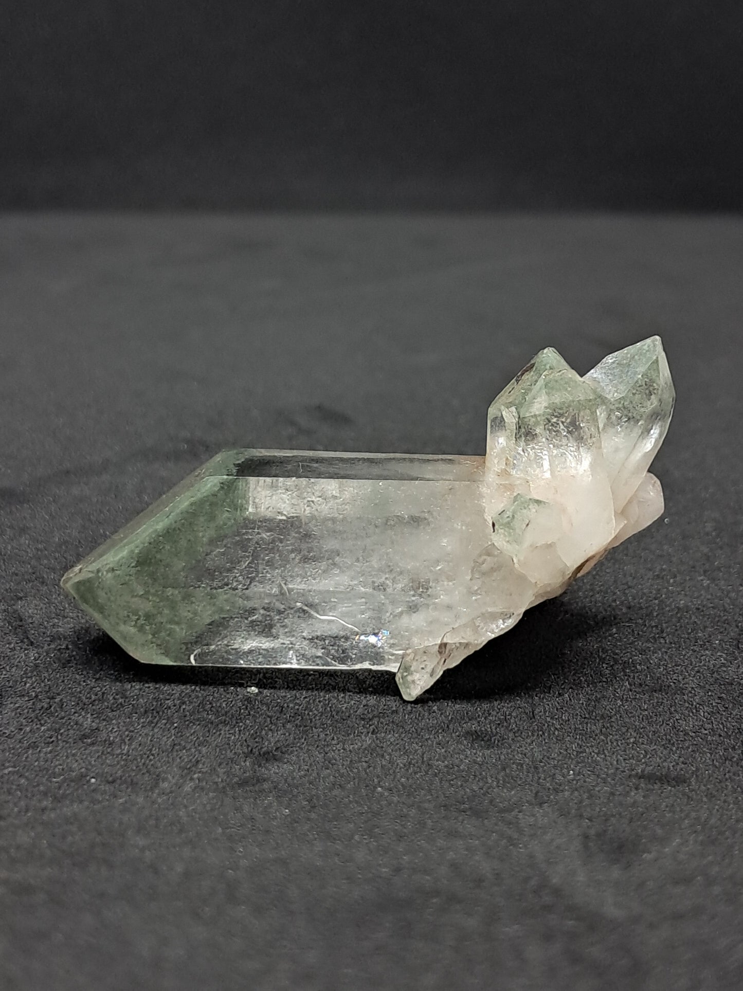Phantom Quartz with Chlorite inclusion (Non-precious Natural Stone) #CH35