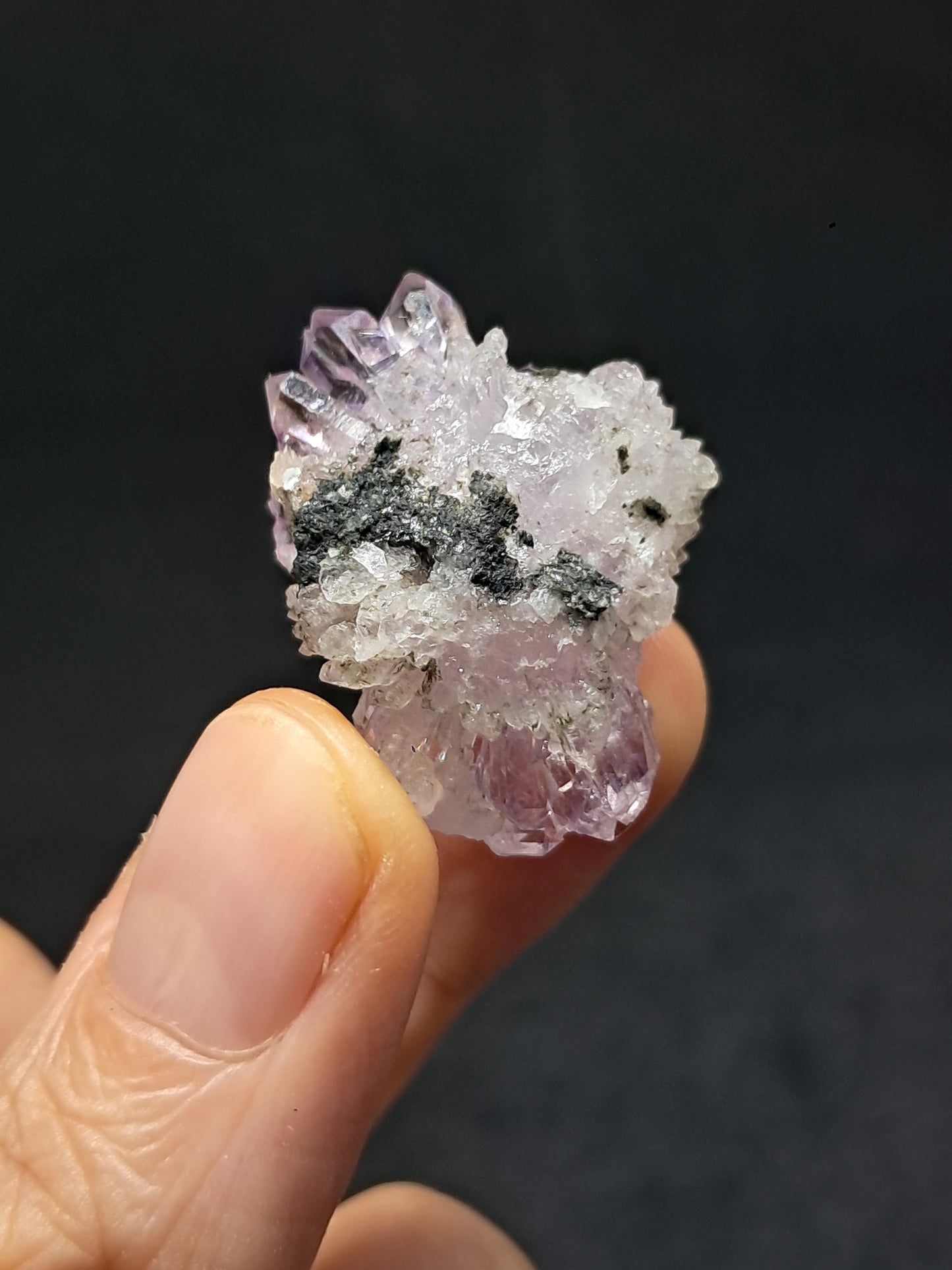 Amatista Flor de Cetro (Karur) | Piedra natural | Ejemplar mineral n.° KA90