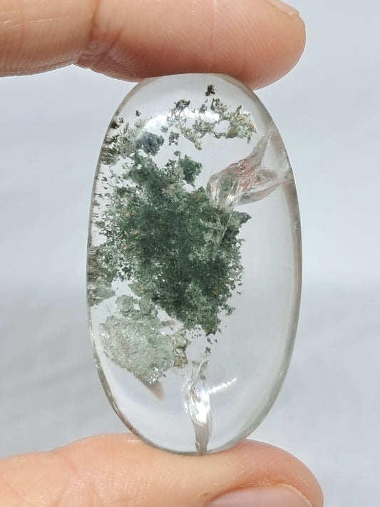 Chlorite Quartz Palmstone | High Quality Polished Stone | Natural Crystal | Mineral Specimen #PQ3