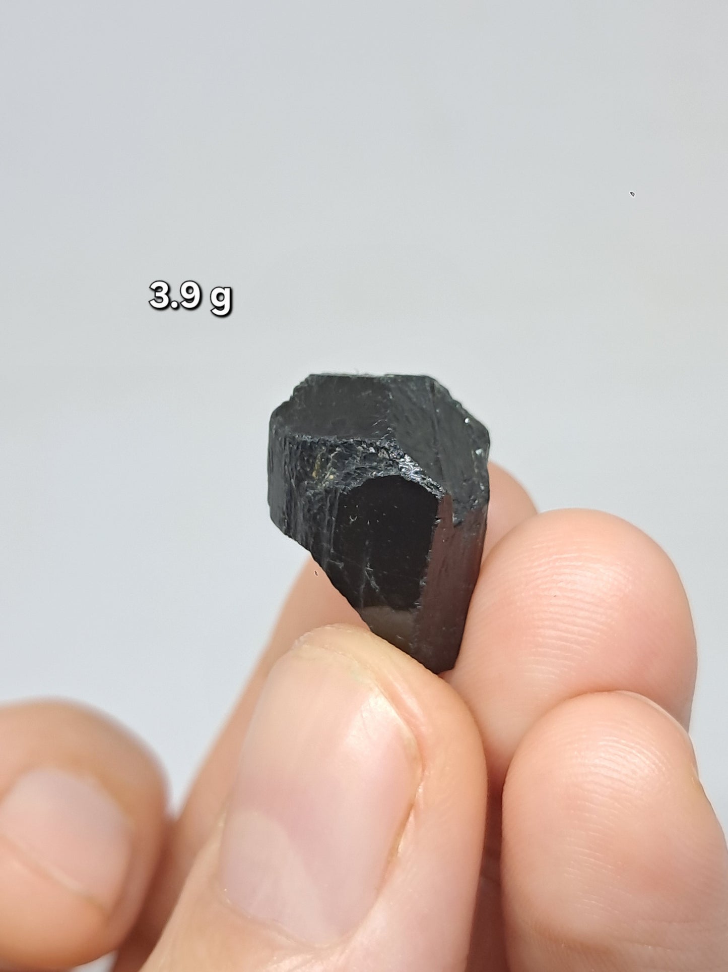 Small Black Tourmaline Crystal Naturally Terminated | Natural Stone | Mineral Specimen #BT1