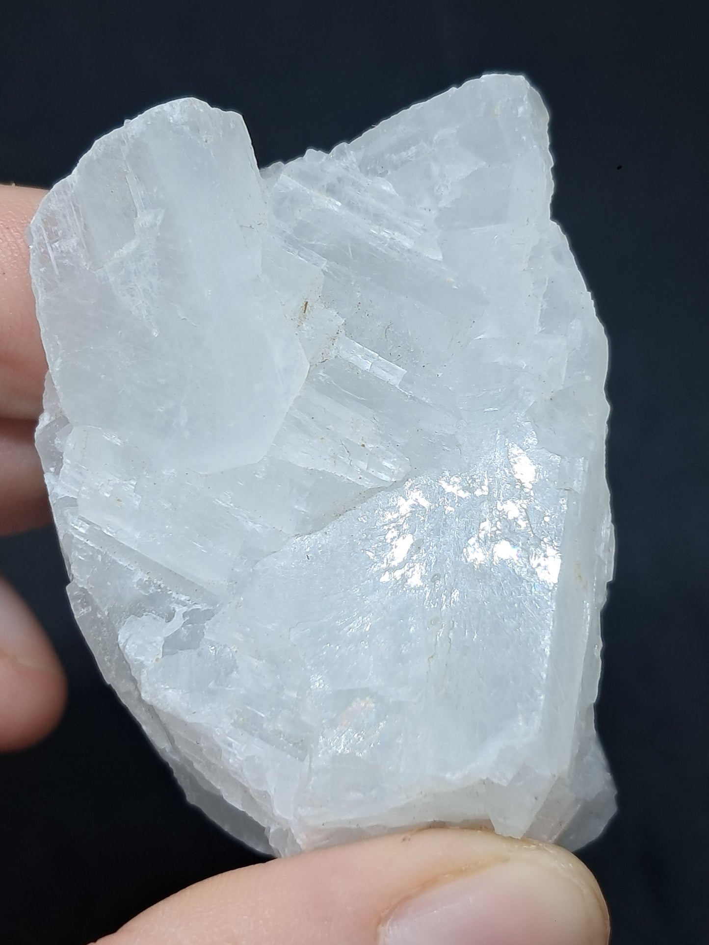 White Calcite (Sri Lanka) Rough Stone | Natural Crystal | Mineral Specimen #CA10