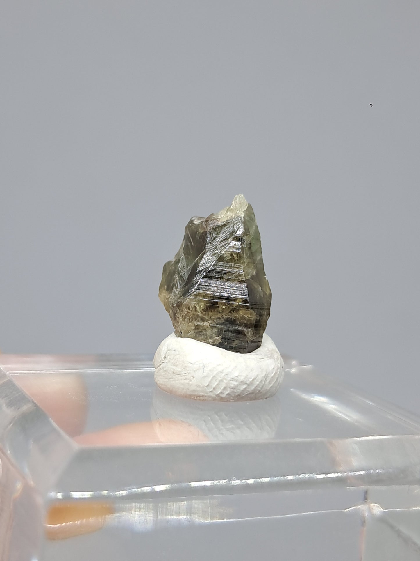 Natural Green Sapphire Crystal (Karur) Rough Stone | Mineral Specimen #SP30